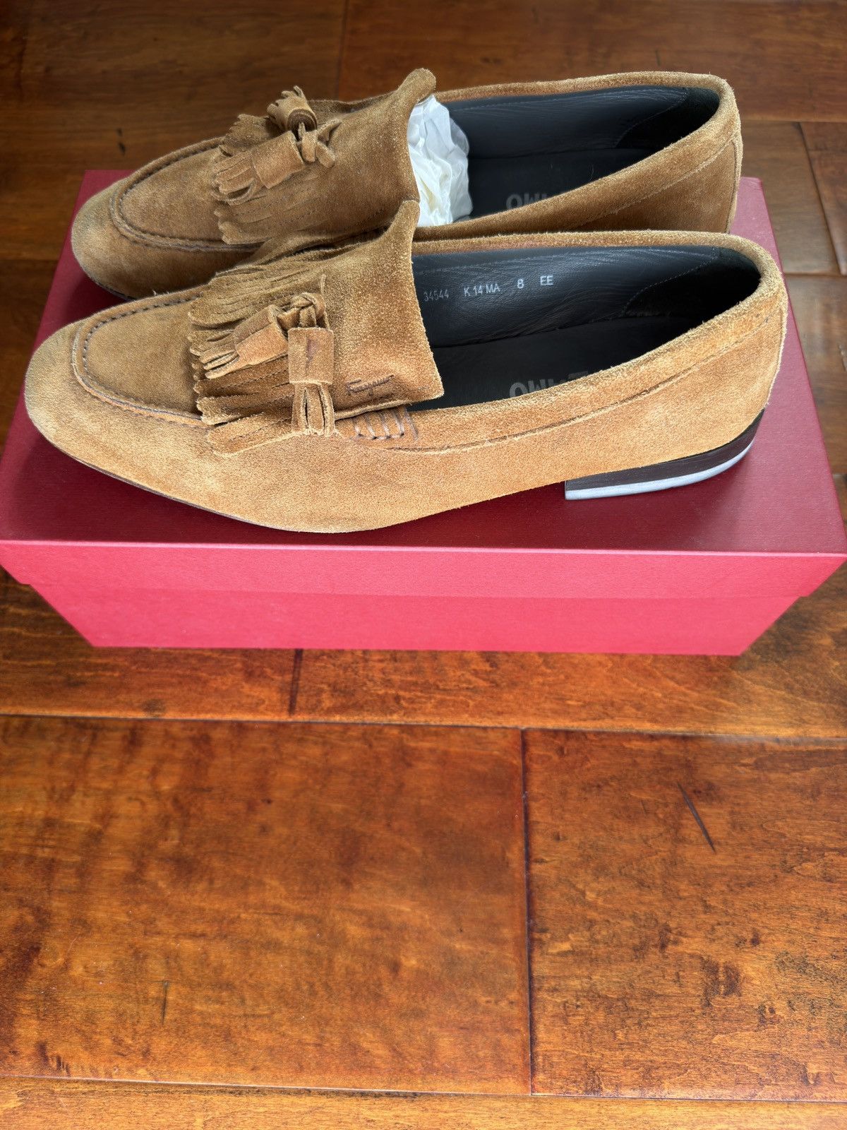 Salvatore Ferragamo Suede Lenci loafers Size US 8 / EU 41 - 3 Thumbnail