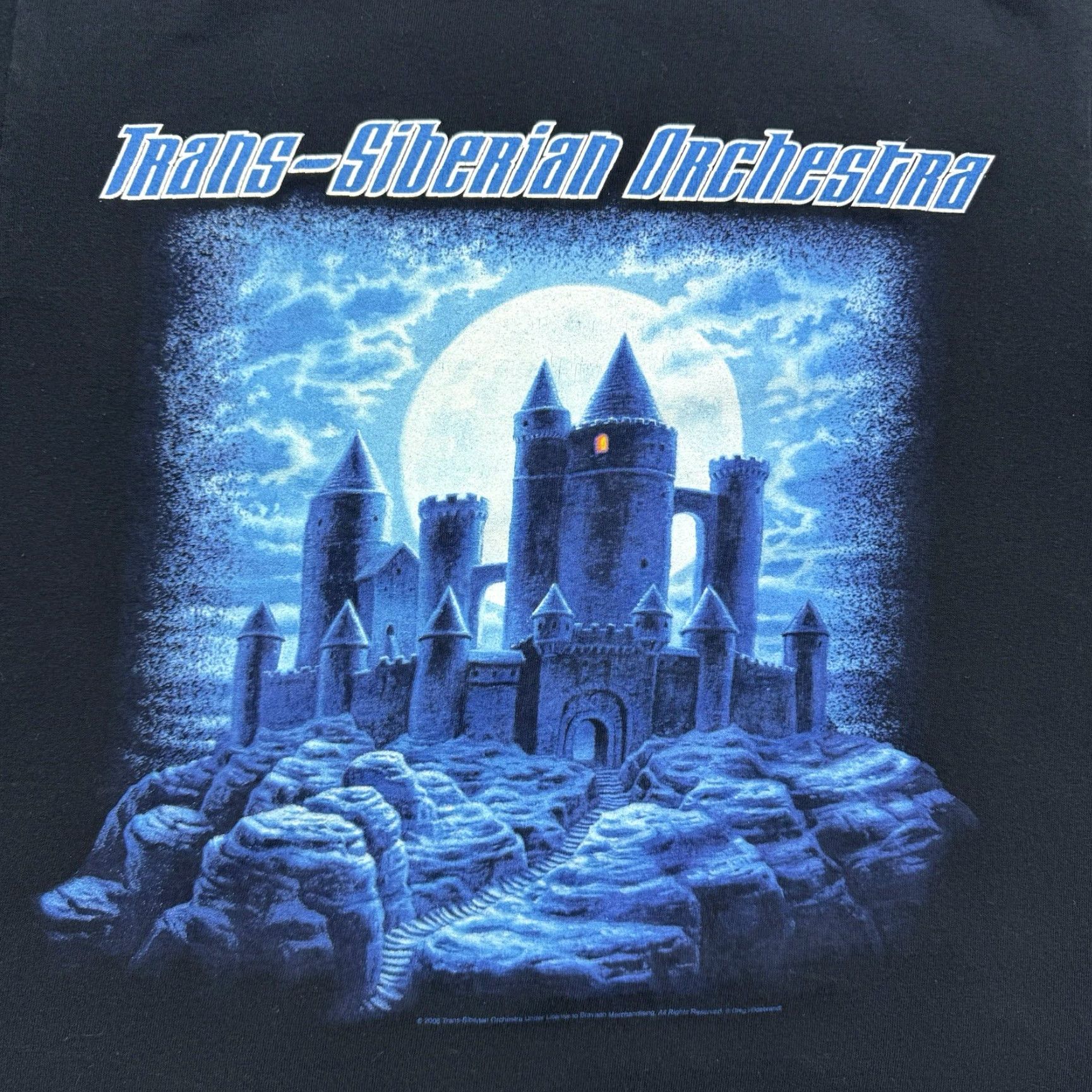 Anvil VINTAGE Trans Siberian Orchestra Tour T Shirt Adult Medium Black Band Tee Size US M / EU 48-50 / 2 - 2 Thumbnail