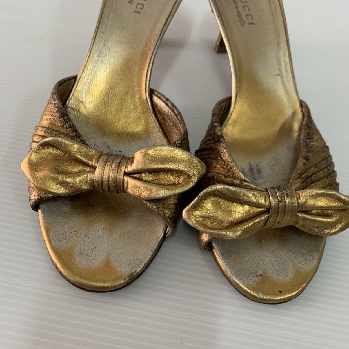 Gucci Gucci Leather Heels Size US 5.5 / IT 35.5 - 3 Thumbnail