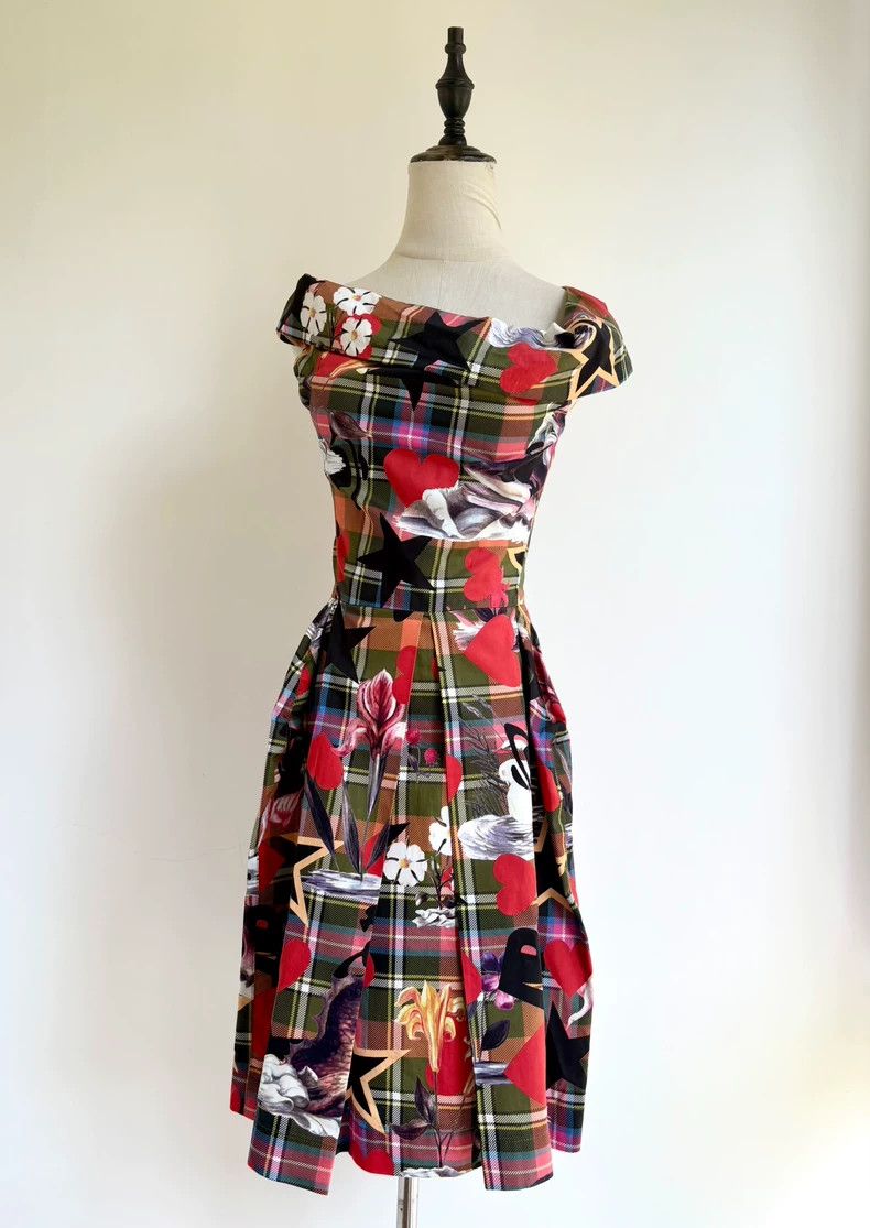 Vivienne Westwood Vivienne Westwood Y2K millennium star doodle color grid sw Size XS / US 0-2 / IT 36-38 - 1 Thumbnail
