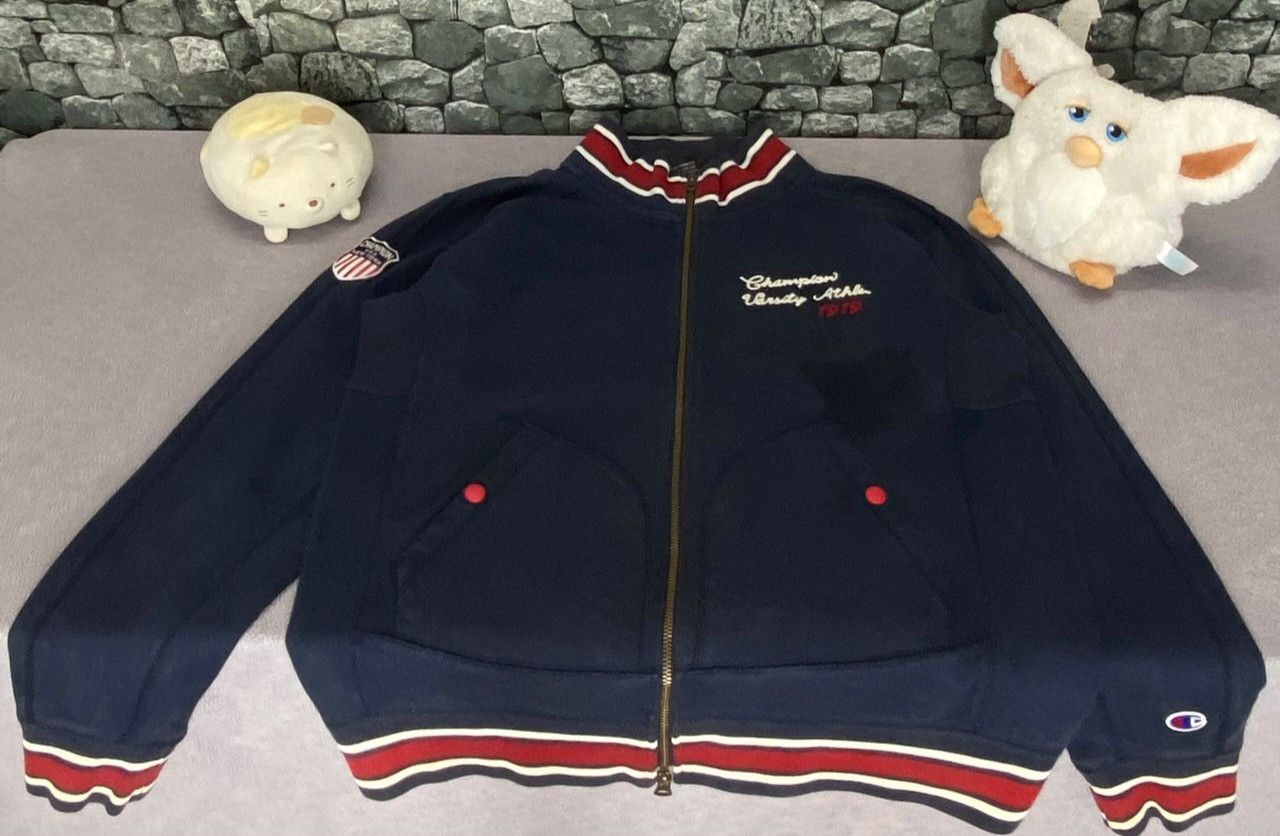 Champion Vintage 90s Champions Varsity Athlete USA 1919 Jacket Size US L / EU 52-54 / 3 - 3 Thumbnail