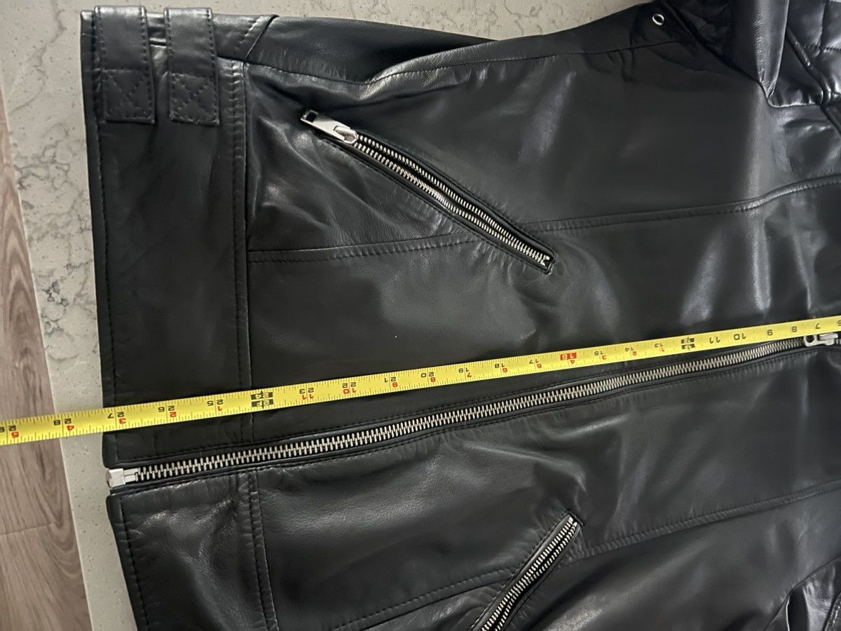 Diesel Diesel black leather moto jacket Size US L / EU 52-54 / 3 - 8 Thumbnail