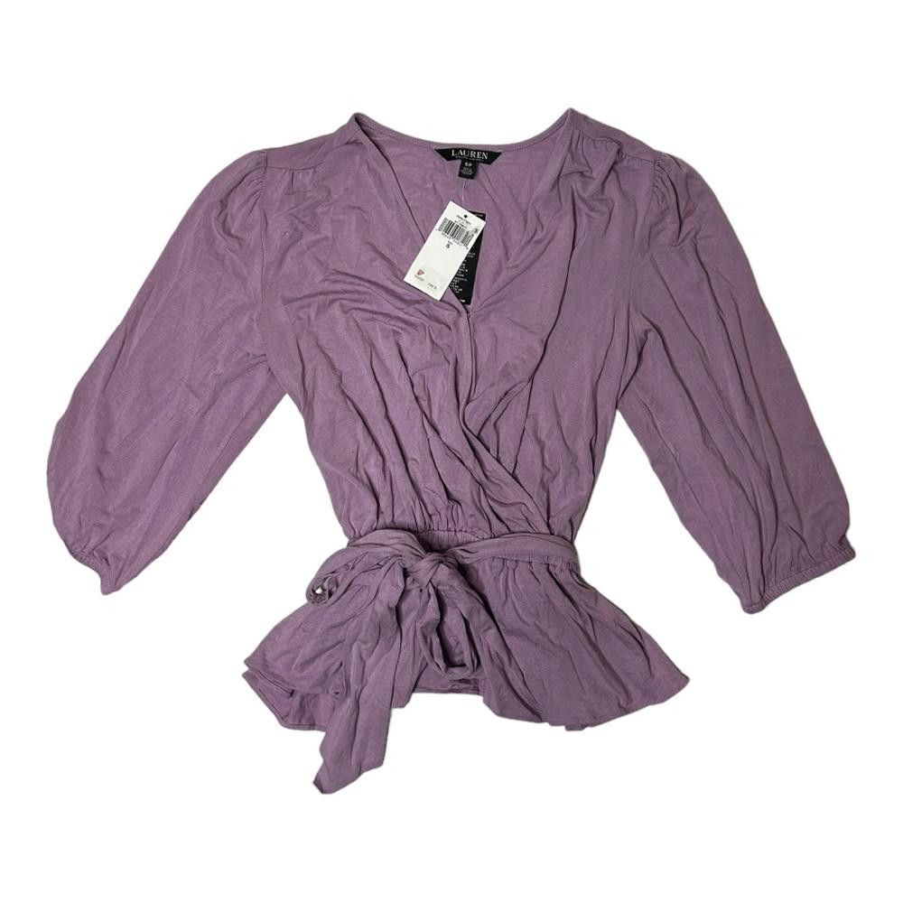 Polo Ralph Lauren Ralph Lauren l NWT Shianeta Blouse in Lavender Small Size S / US 4 / IT 40 - 2 Thumbnail