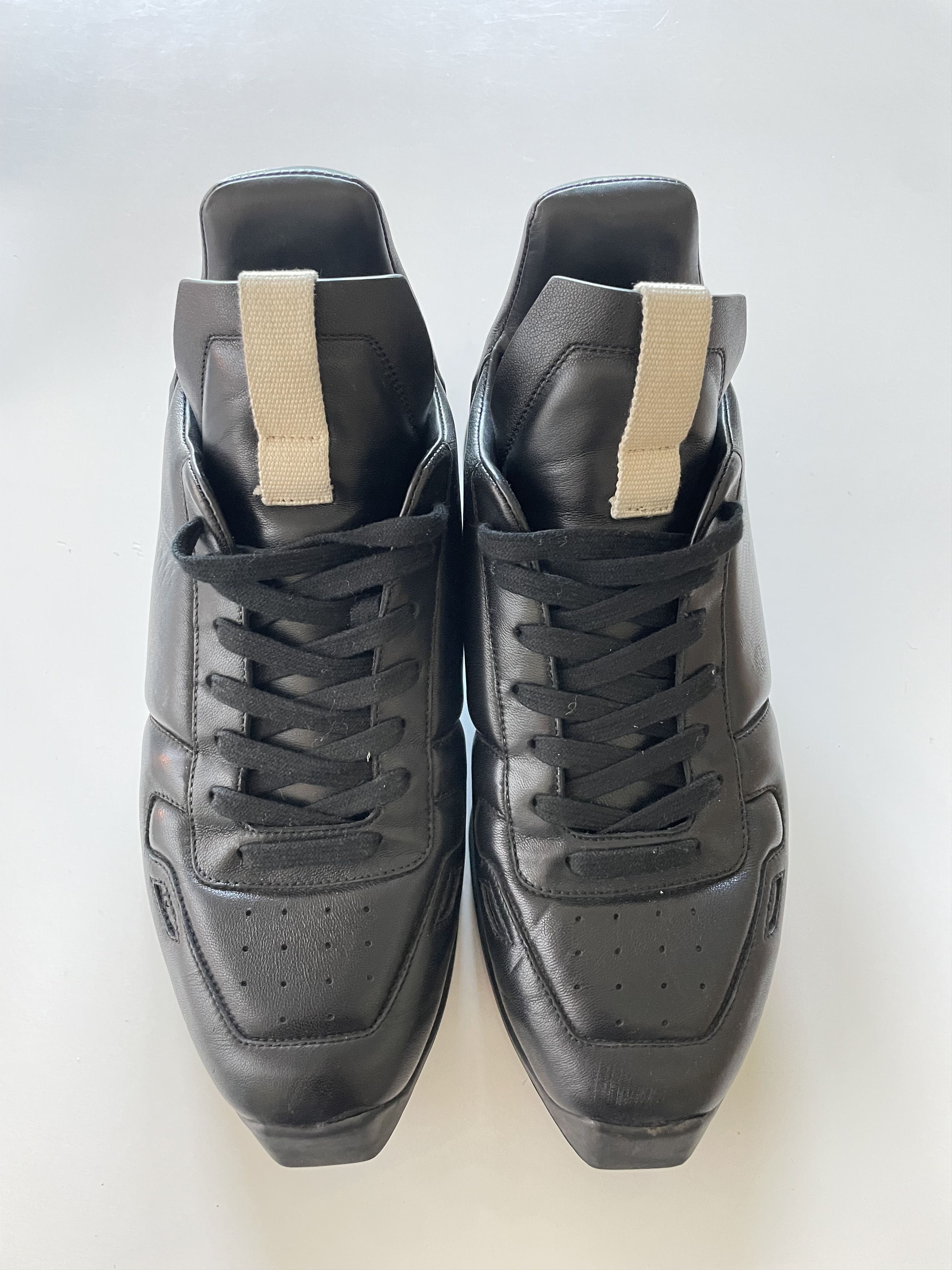 靴 \"rick owens\"22fw geth runner sneaker Rick Owens Geth Runner high-top Sneakers | Black | FARFETCH CA
