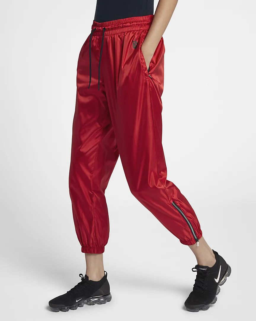 Nike Lab Swoosh Logo Nylon Sweatpants Size 34" / US 12 / IT 48 - 2 Thumbnail