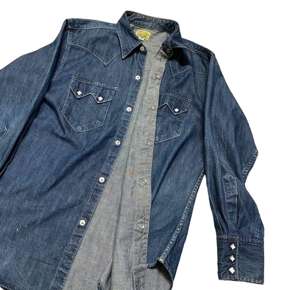 Sugar Cane Vintage Sugarcane Western Denim Shirt Size US M / EU 48-50 / 2 - 12 Thumbnail
