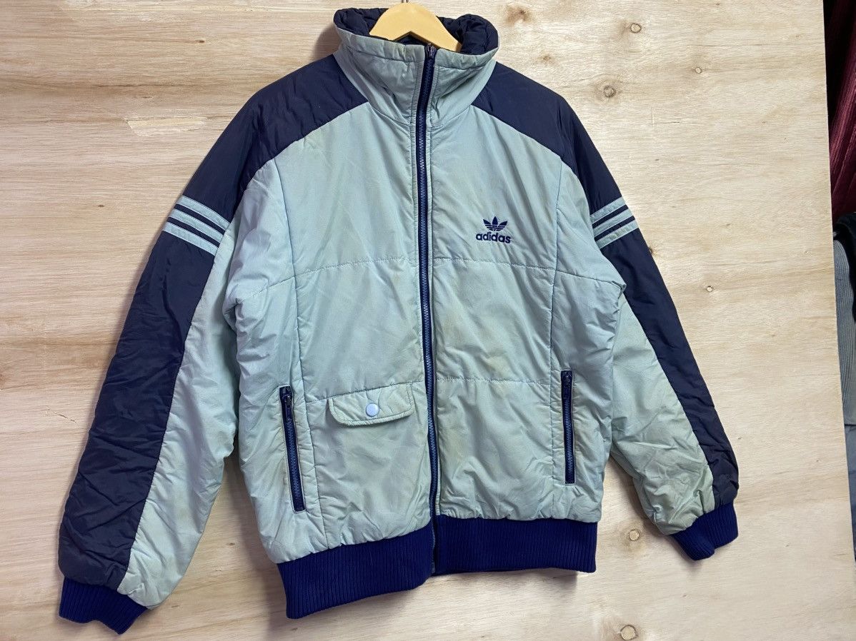 Adidas Vintage Adidas pufer jacket Size US L / EU 52-54 / 3 - 3 Thumbnail
