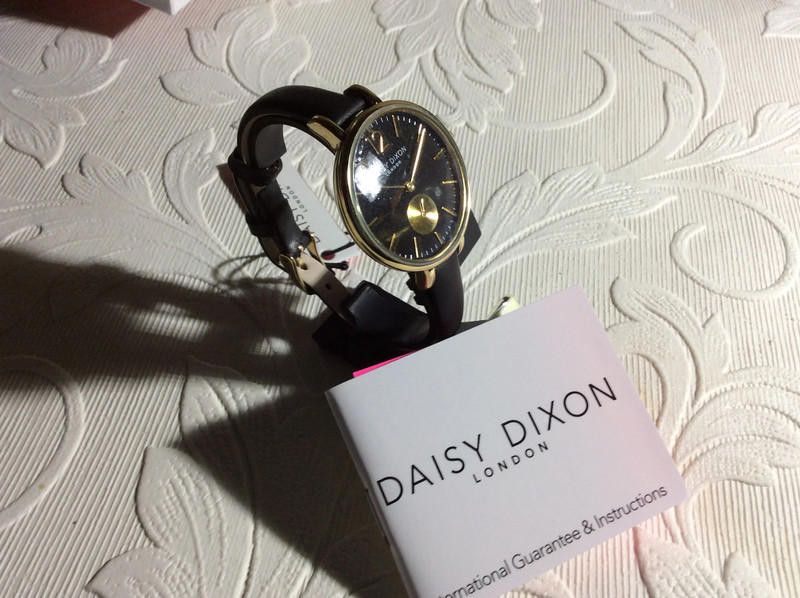 Designer Daisy Dixon black dial black leather strap watch Size ONE SIZE - 5 Thumbnail