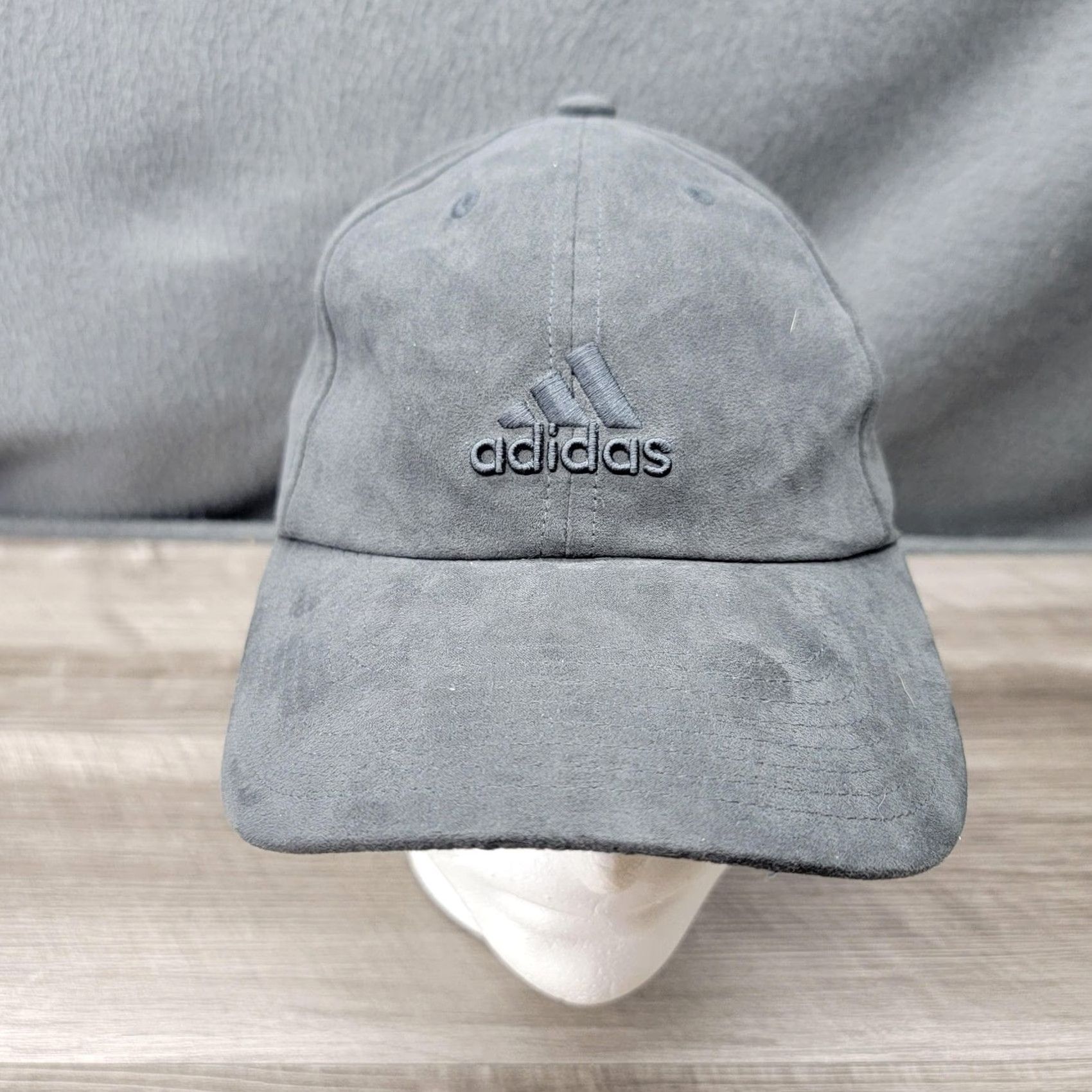 Adidas Adidas Hat Cap Strap Back Gray Climalite Performance Embroidered Dad Hat Mens Size ONE SIZE - 2 Thumbnail