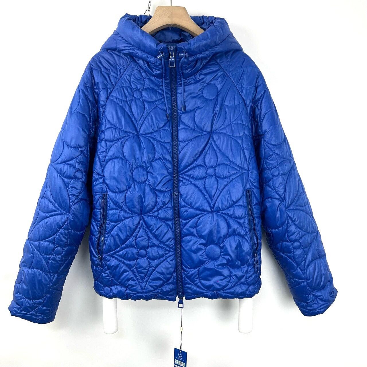 Louis Vuitton Louis Vuitton Blue Monogram Embossed Jacket Size US M / EU 48-50 / 2 - 1 Thumbnail