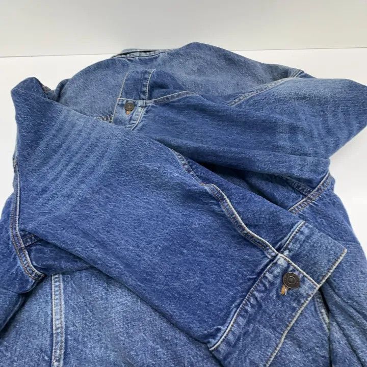 Balenciaga Balenciaga Blue Vintage Wash Long Sleeve Denim Jacket 0079- Size S / US 4 / IT 40 - 9 Thumbnail