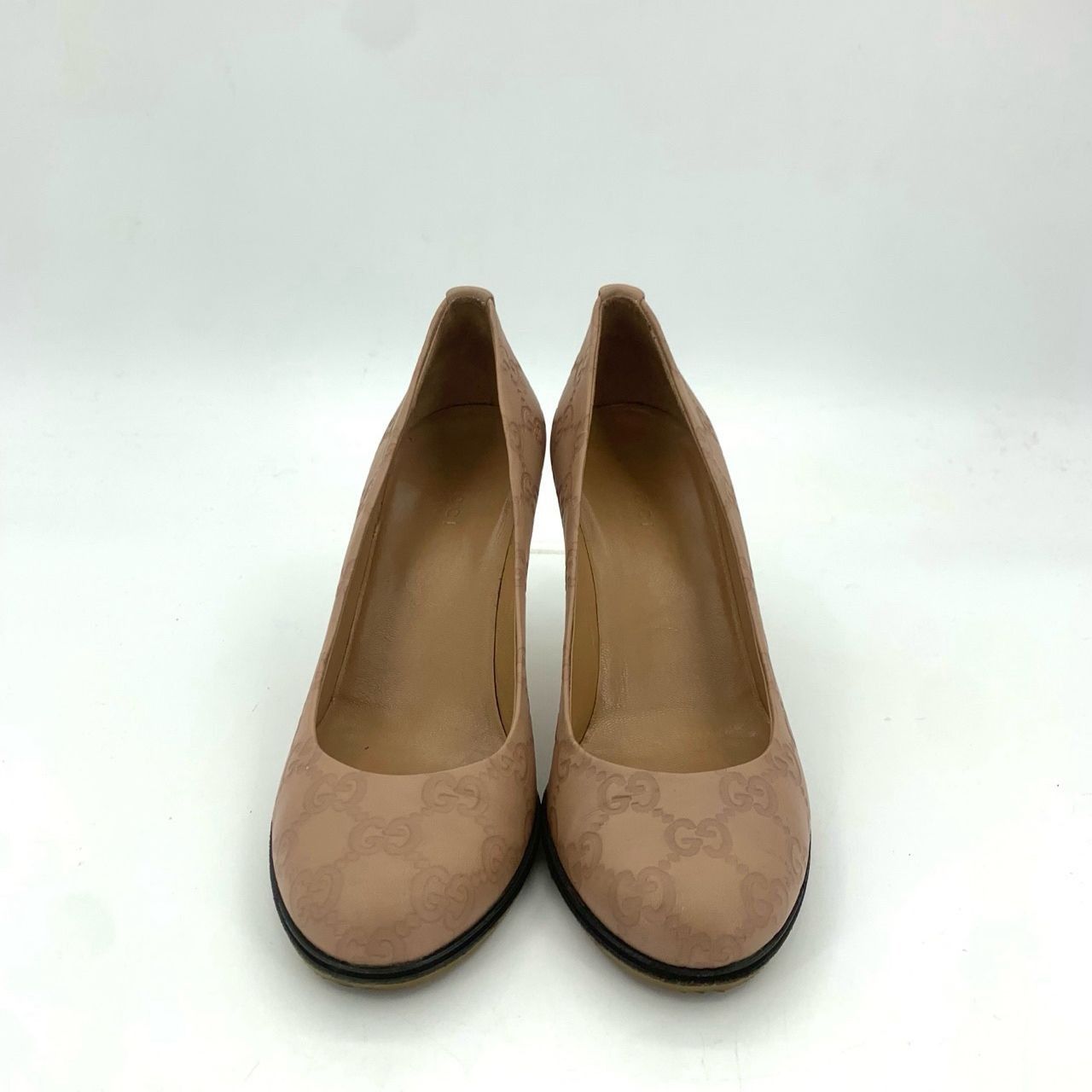 Gucci Gucci Size 36.5 Double G Presbyopia Leather Pointed-Toe Heel Size US 6.5 / IT 36.5 - 8 Thumbnail