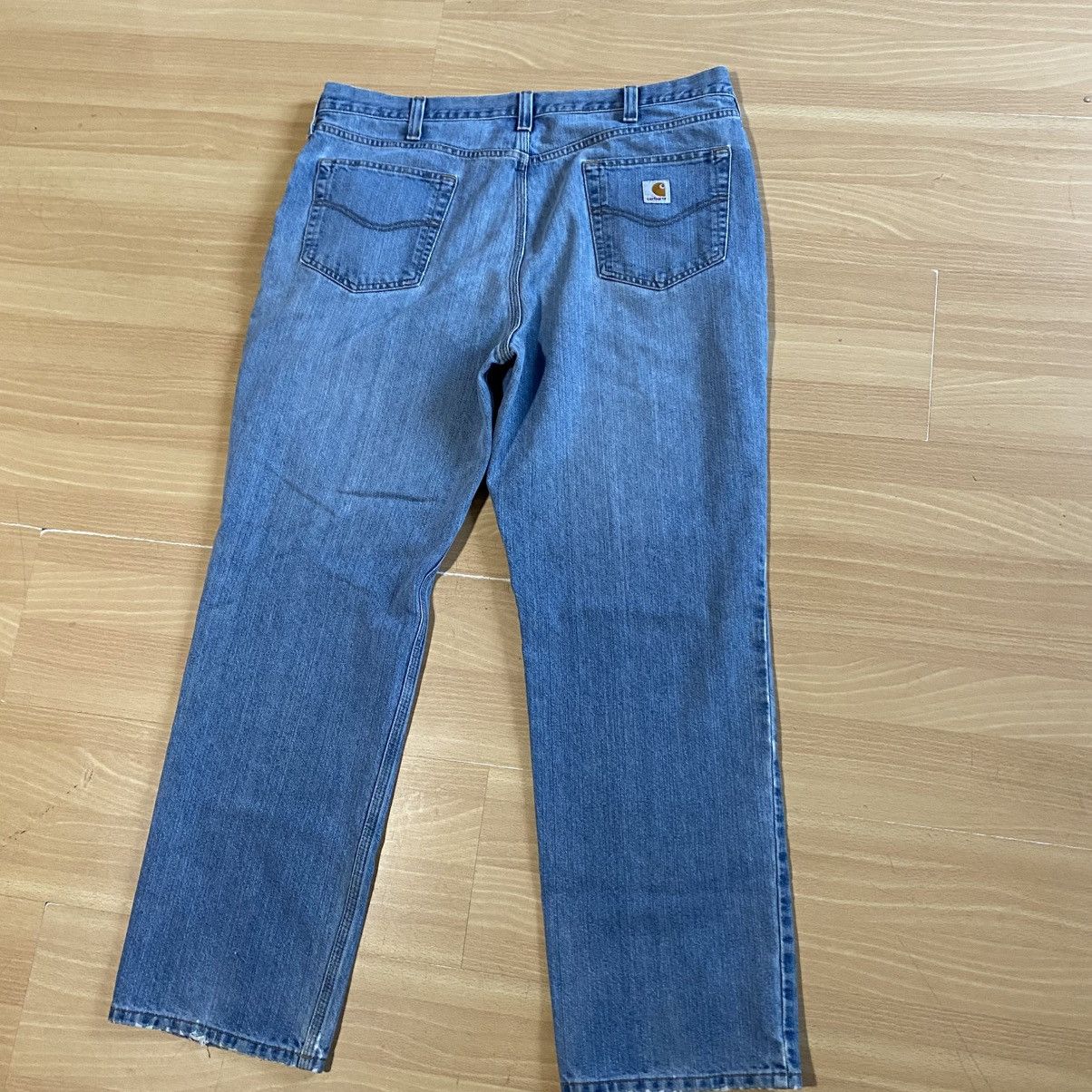 Carhartt Carhartt Jeans Men's 40x32 Blue Relaxed Fit Workwear Size US 40 / EU 56 - 6 Thumbnail