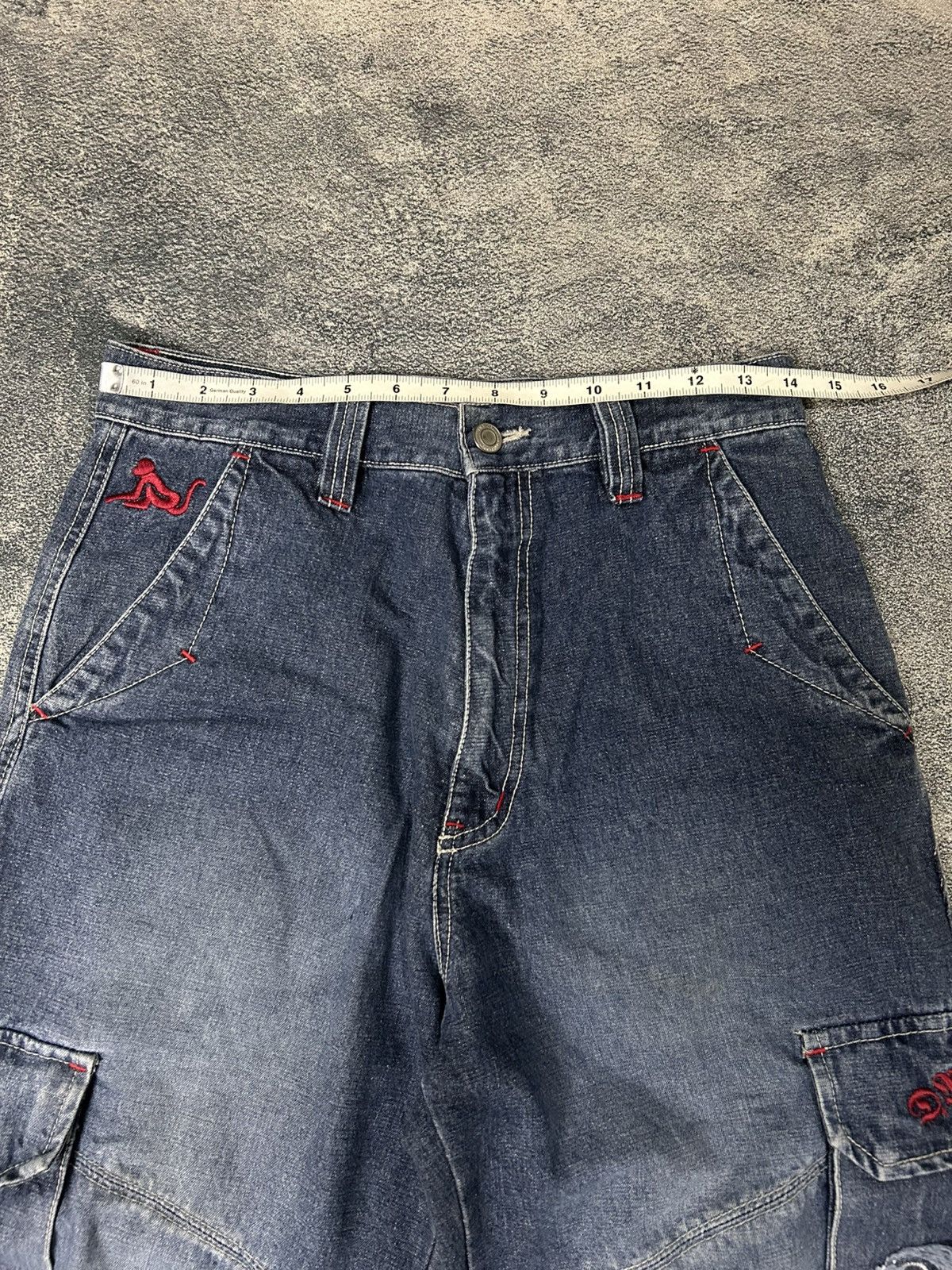 DrunknMunky Y2k Vtg Drunknmunky Baggy Jeans Embroidered Skull Size US 28 / EU 44 - 12 Thumbnail