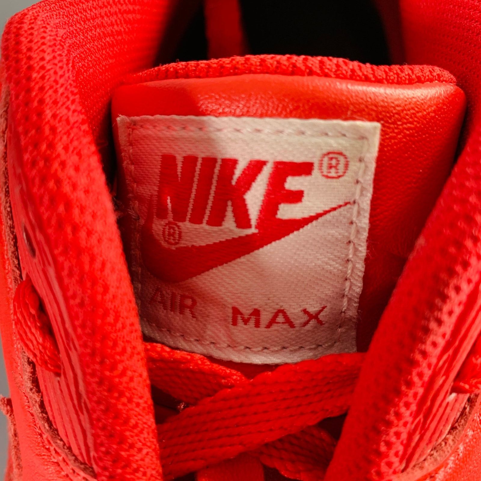 Nike NIKE AIR MAX Size 10 Red Leather Lace-Up Sneakers Size US 10 / EU 43 - 7 Thumbnail