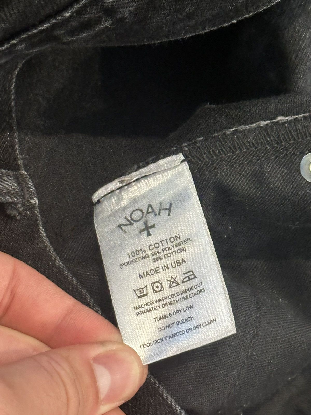 Noah Black Faded Noah Denim Pants “Perfectly worn in” Size US 28 / EU 44 - 13 Thumbnail