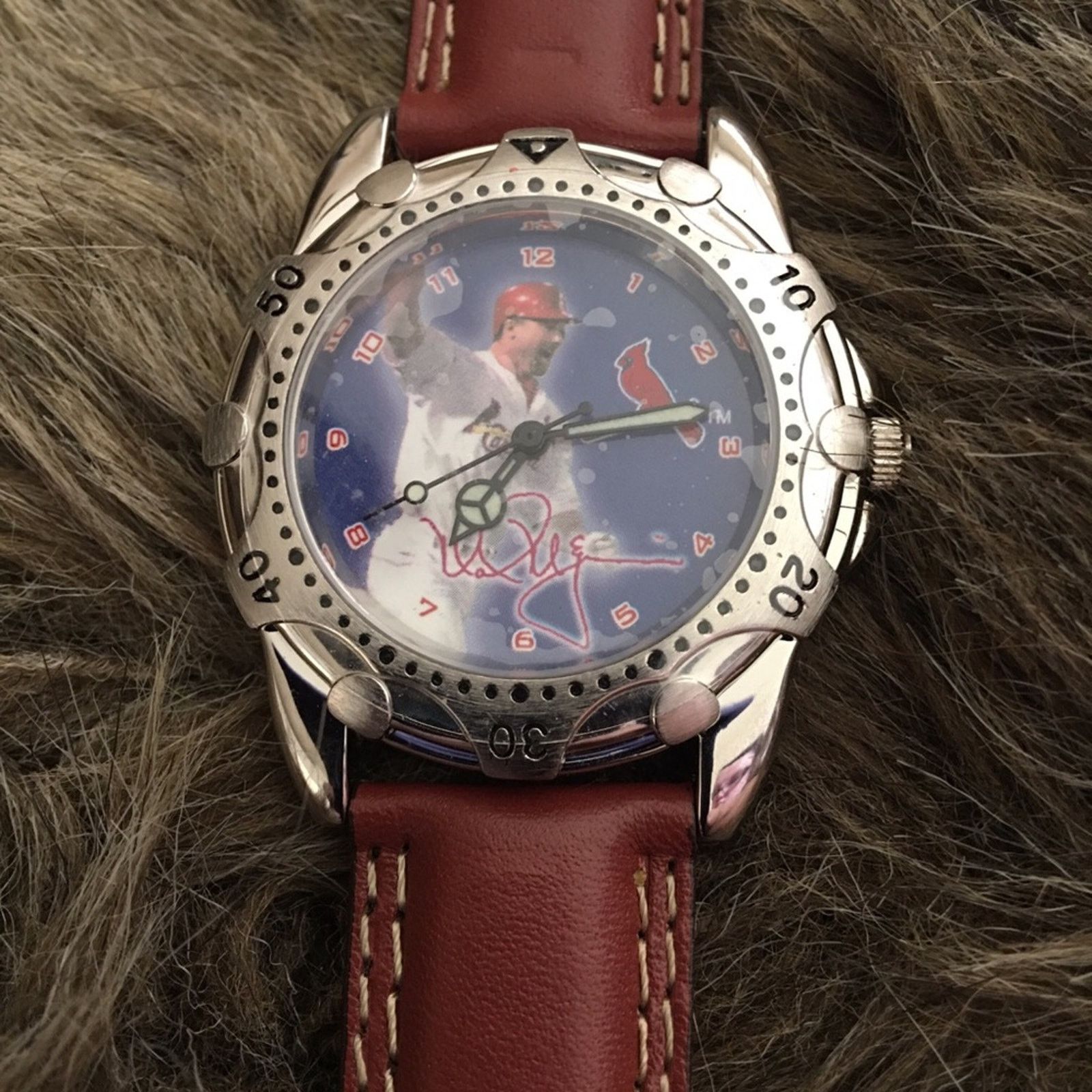 MLB Vintage 1998 MLBP Mark McGwire Home Run Hero watch Size ONE SIZE - 4 Thumbnail