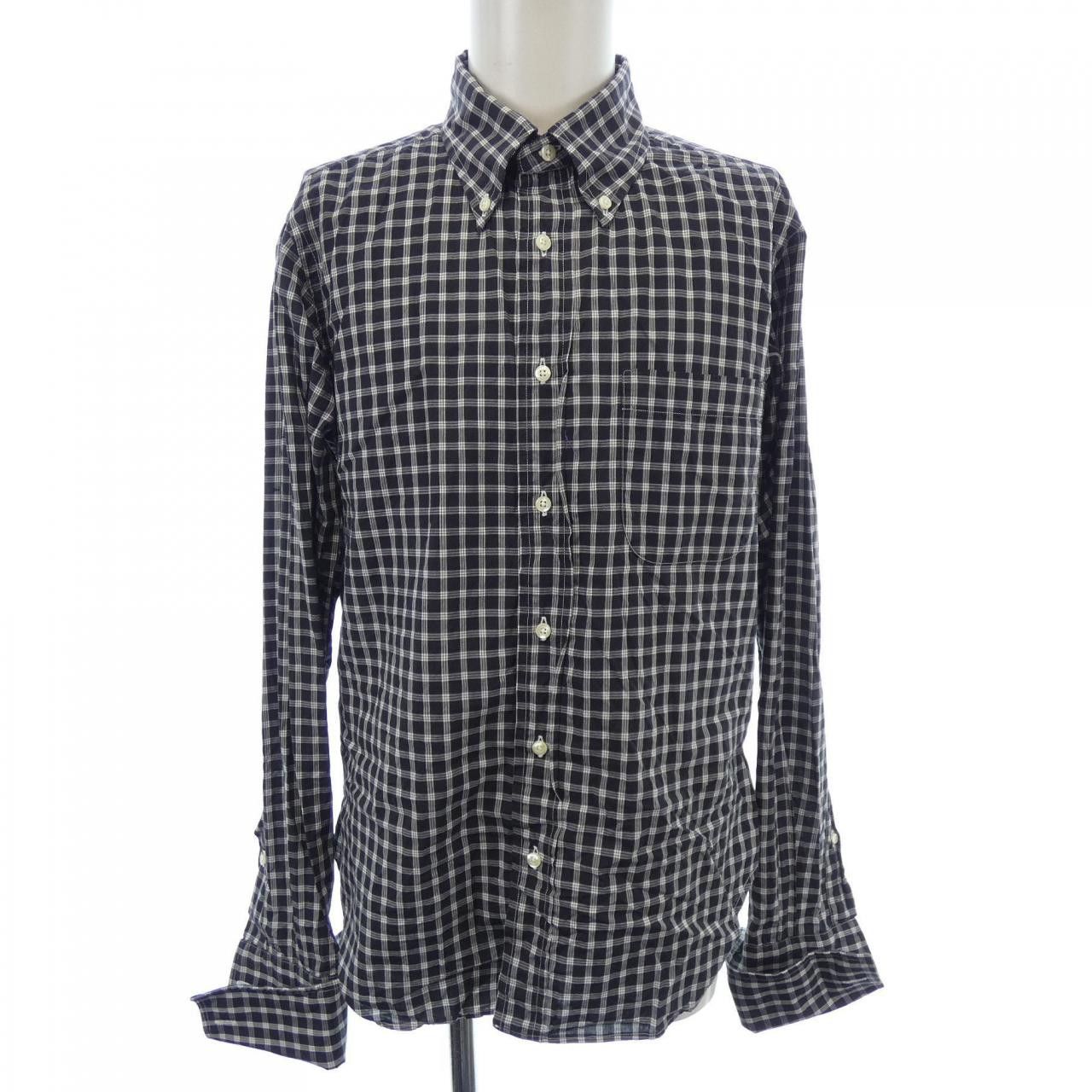 Other INDIVIDUALIZED SHIRT Check Shirt Cotton Dress Shirt DUTY FREE for USA