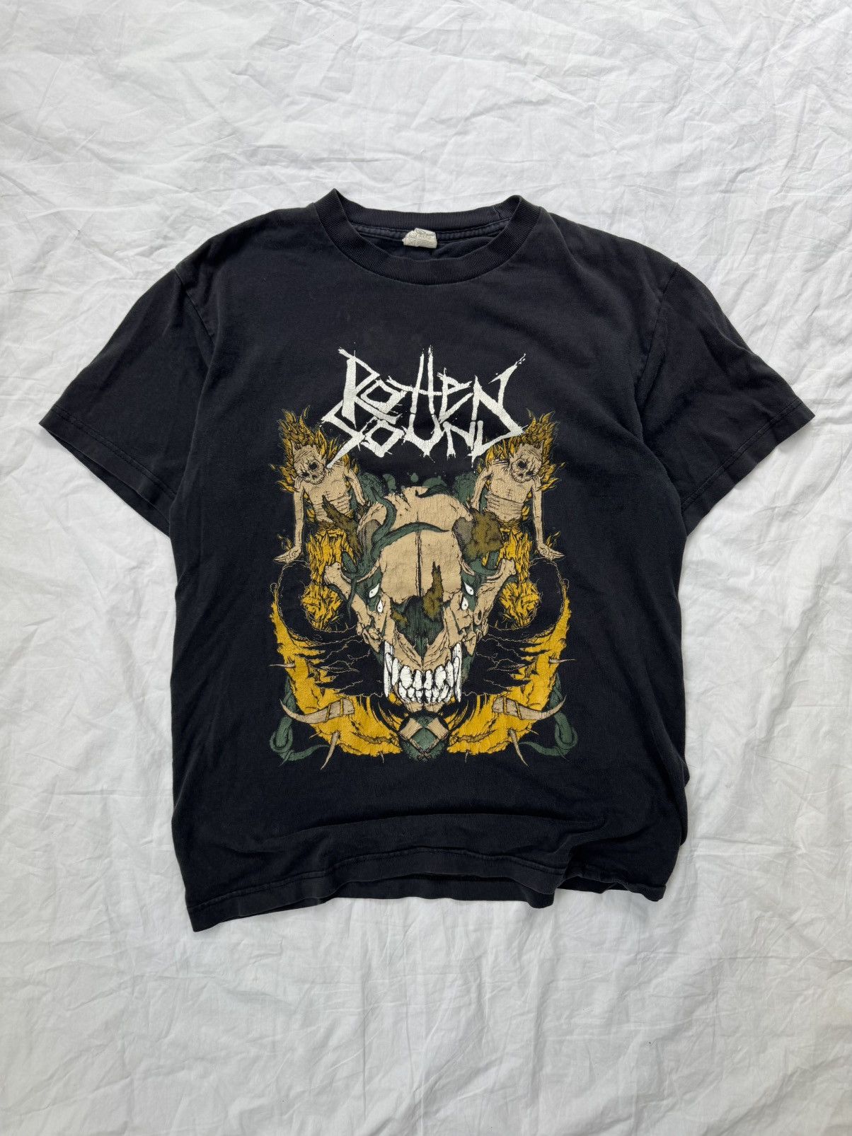 Band Tees Vintage Y2K Rotten Sound Death Metal Band Tee Size US M / EU 48-50 / 2 - 2 Thumbnail
