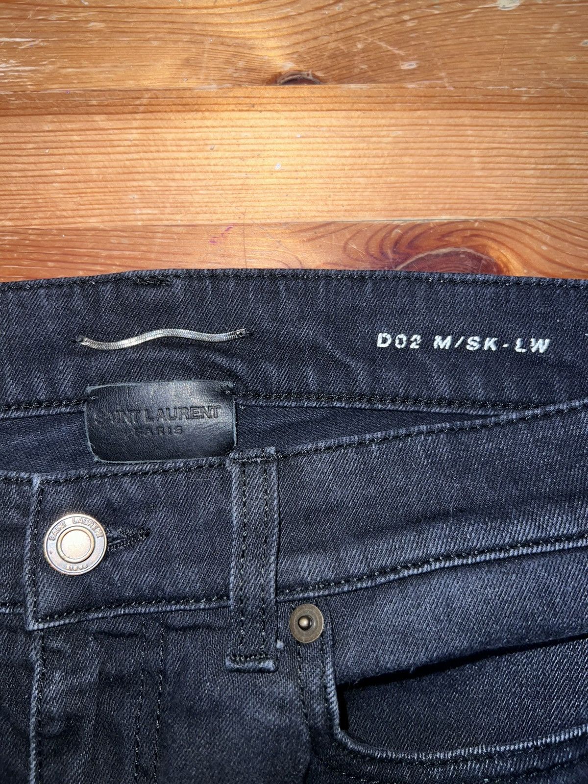 Yves Saint Laurent YSL black jeans size 32 Size US 32 / EU 48 - 3 Thumbnail