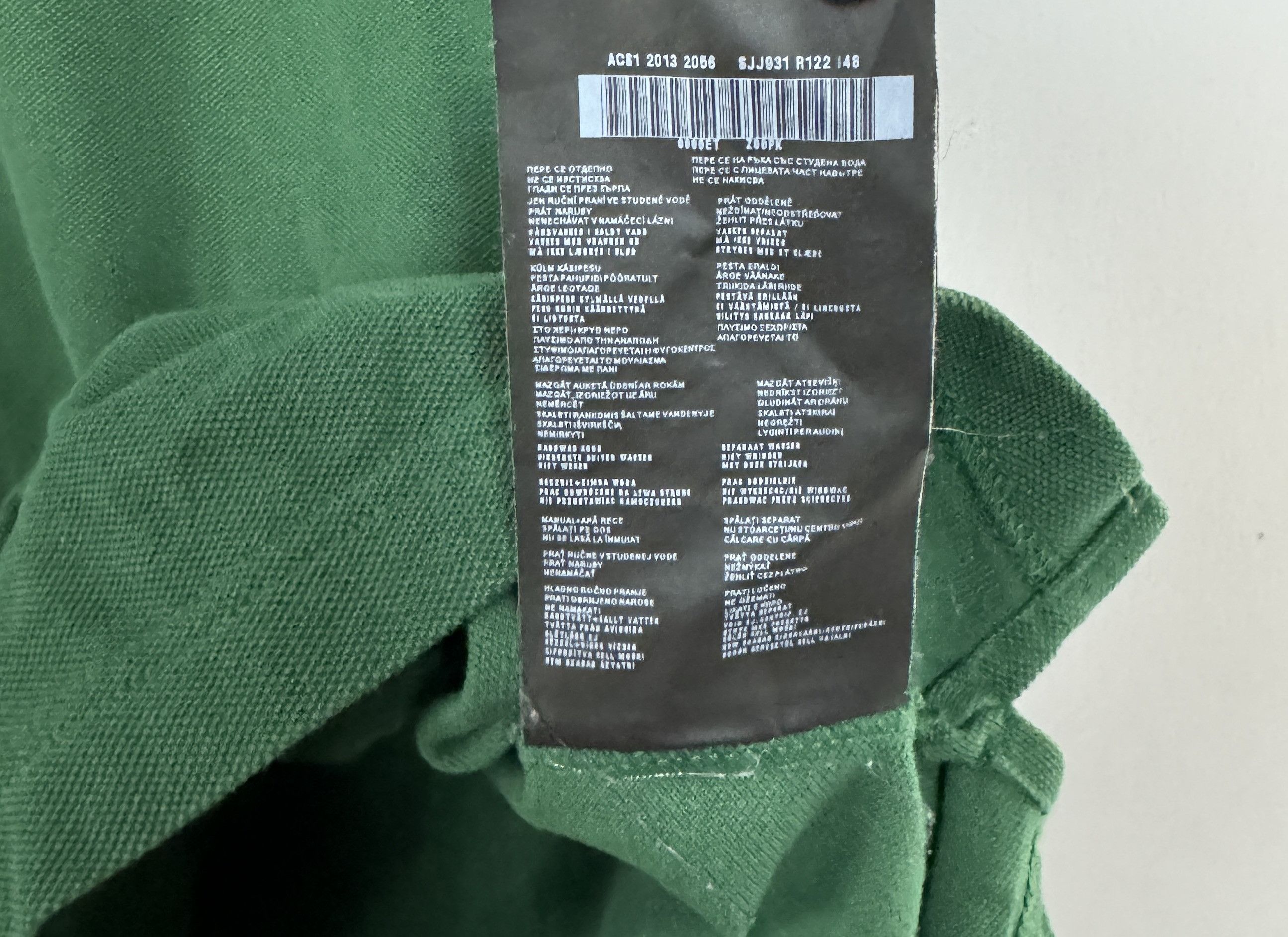 Prada Prada Milano Polo Shirt Long Sleeve Small Logo Green Size L Size US L / EU 52-54 / 3 - 8 Thumbnail
