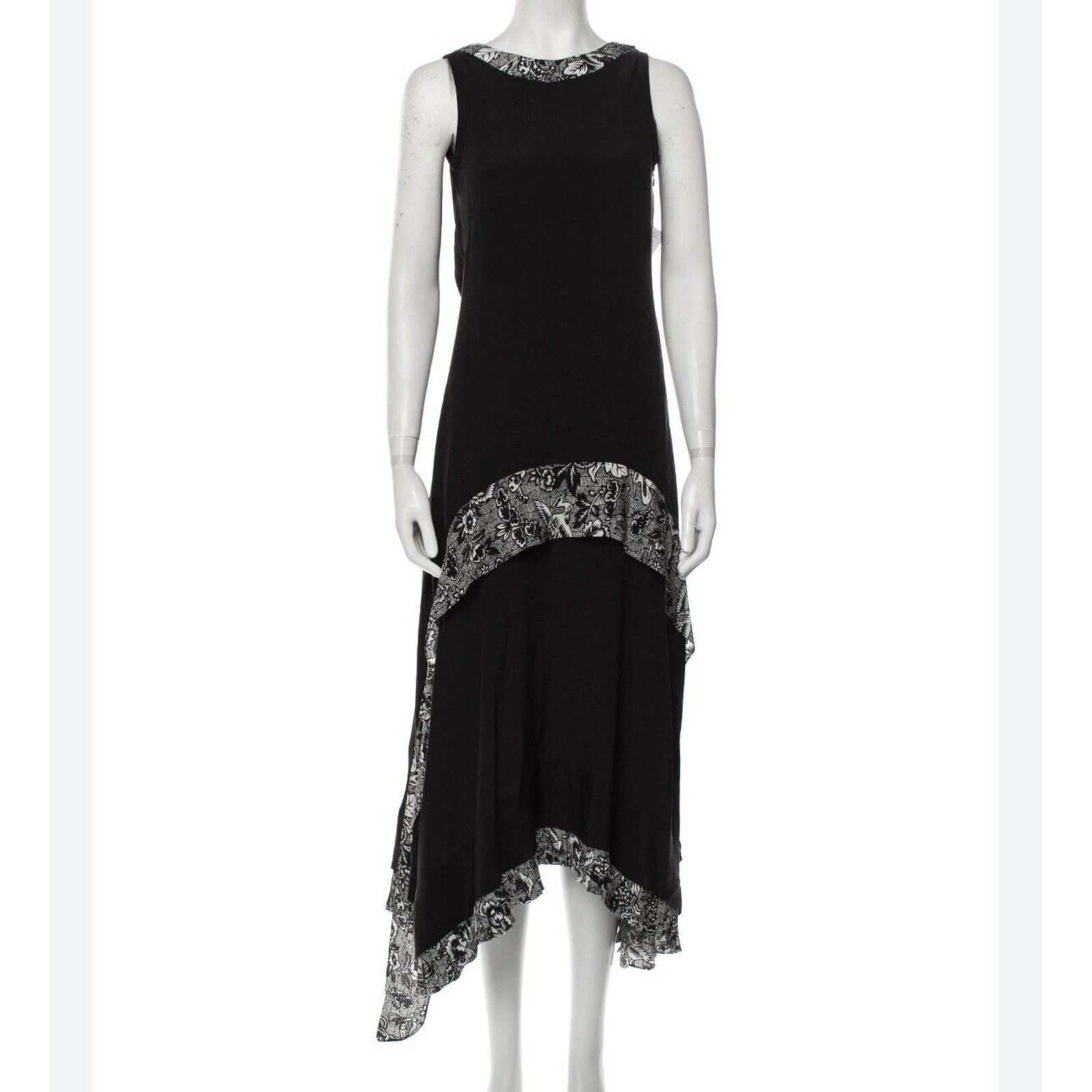 JW Anderson JW Anderson Black Sleeveless High Neck Low Back Dress 10 Size L / US 10 / IT 46 - 1 Thumbnail