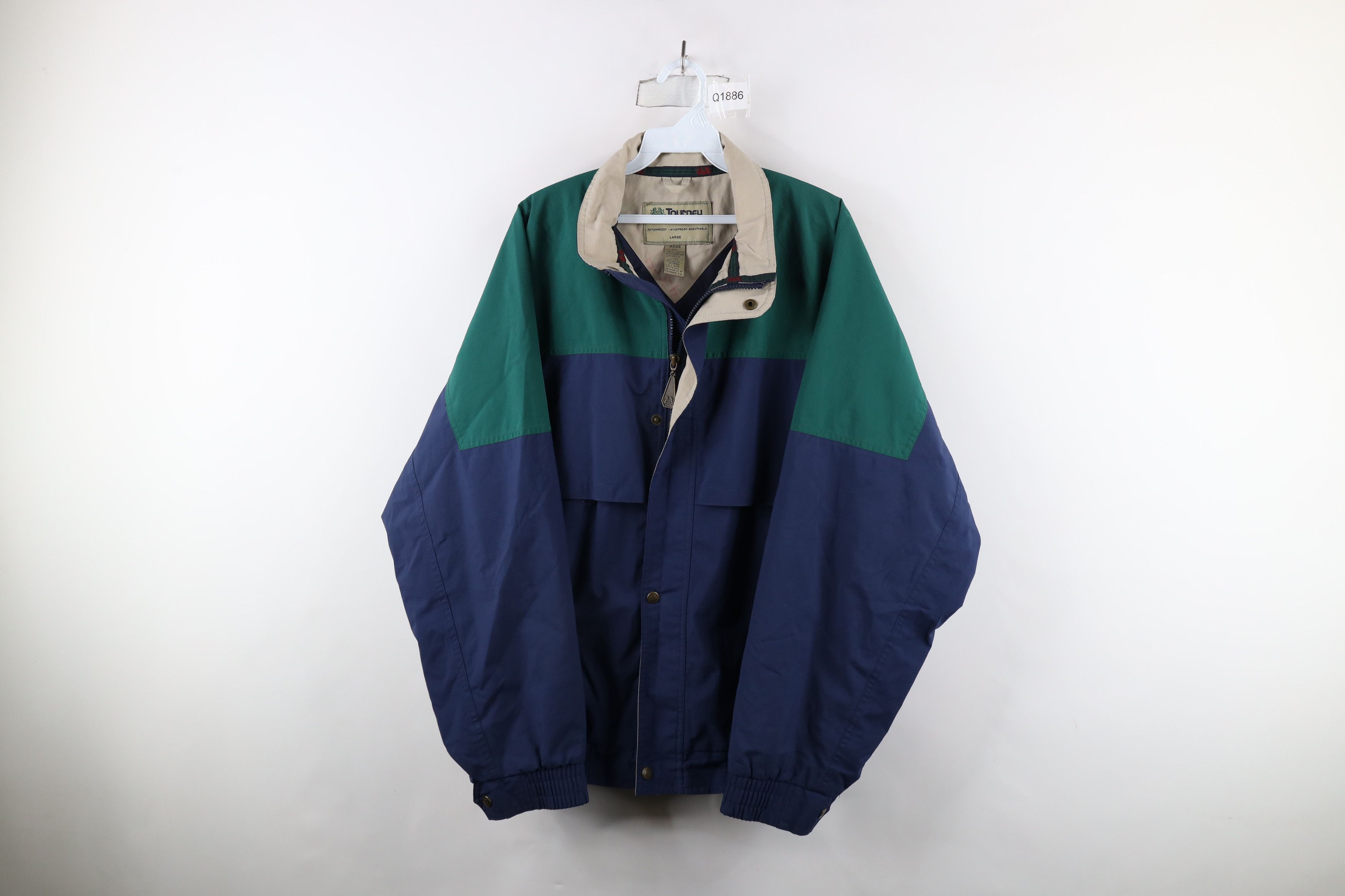 Vintage Vintage 90s Streetwear Goretex Waterproof Bomber Jacket Size US L / EU 52-54 / 3 - 1 Thumbnail