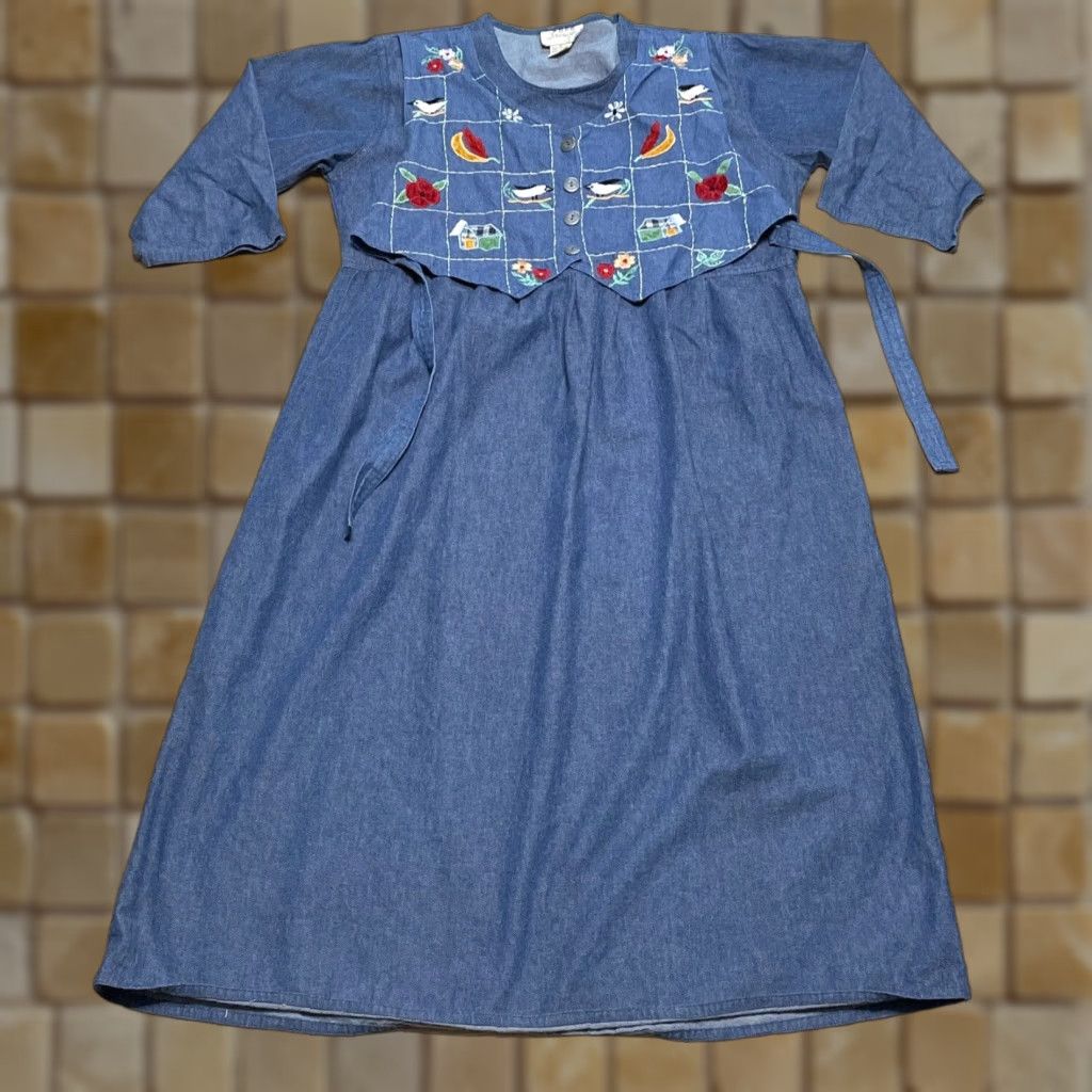 90s tie back dress Vintage Tie Dye Dress Size S-M  Fashion and Fables