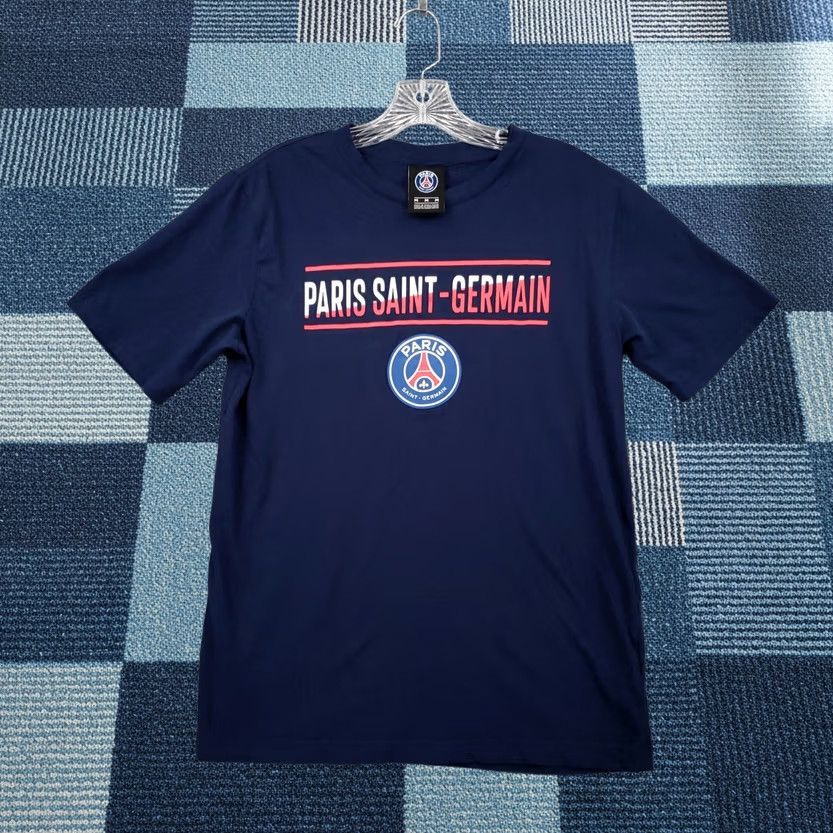 Vintage Paris Saint Germain T Shirt Men M Medium Blue Short Sleeve Crew Neck Pullover Tee Fashion Sports Paris 90s? Size US M / EU 48-50 / 2 - 1 Thumbnail