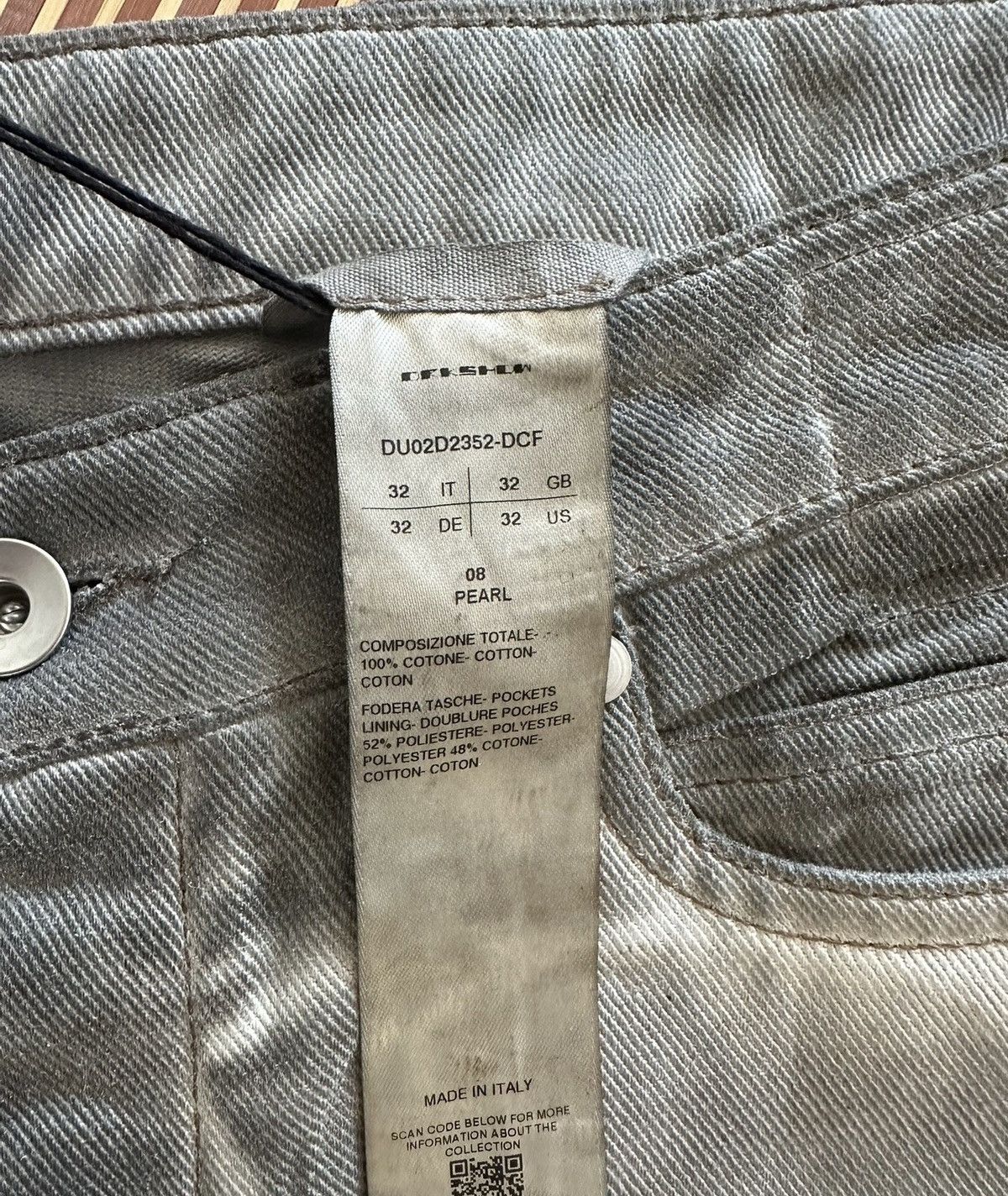 Rick Owens Rick Owens Bias spiral flare waxed jeans Size US 32 / EU 48 - 4 Thumbnail