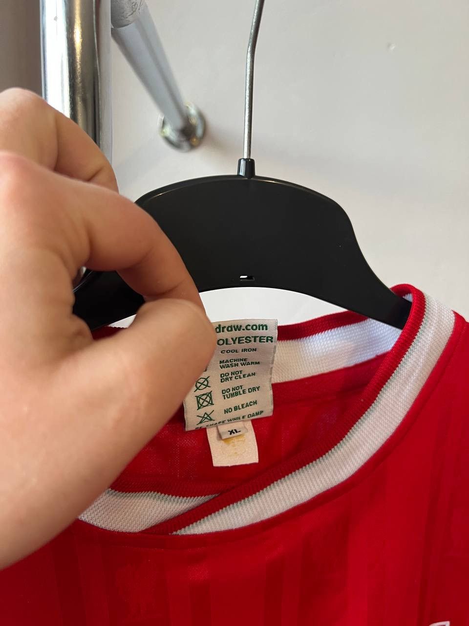 Vintage 1987 LIVERPOOL FC REMAKE HOME SOCCER JERSEY FOOTBALL SHIRT Size US XL / EU 56 / 4 - 5 Thumbnail