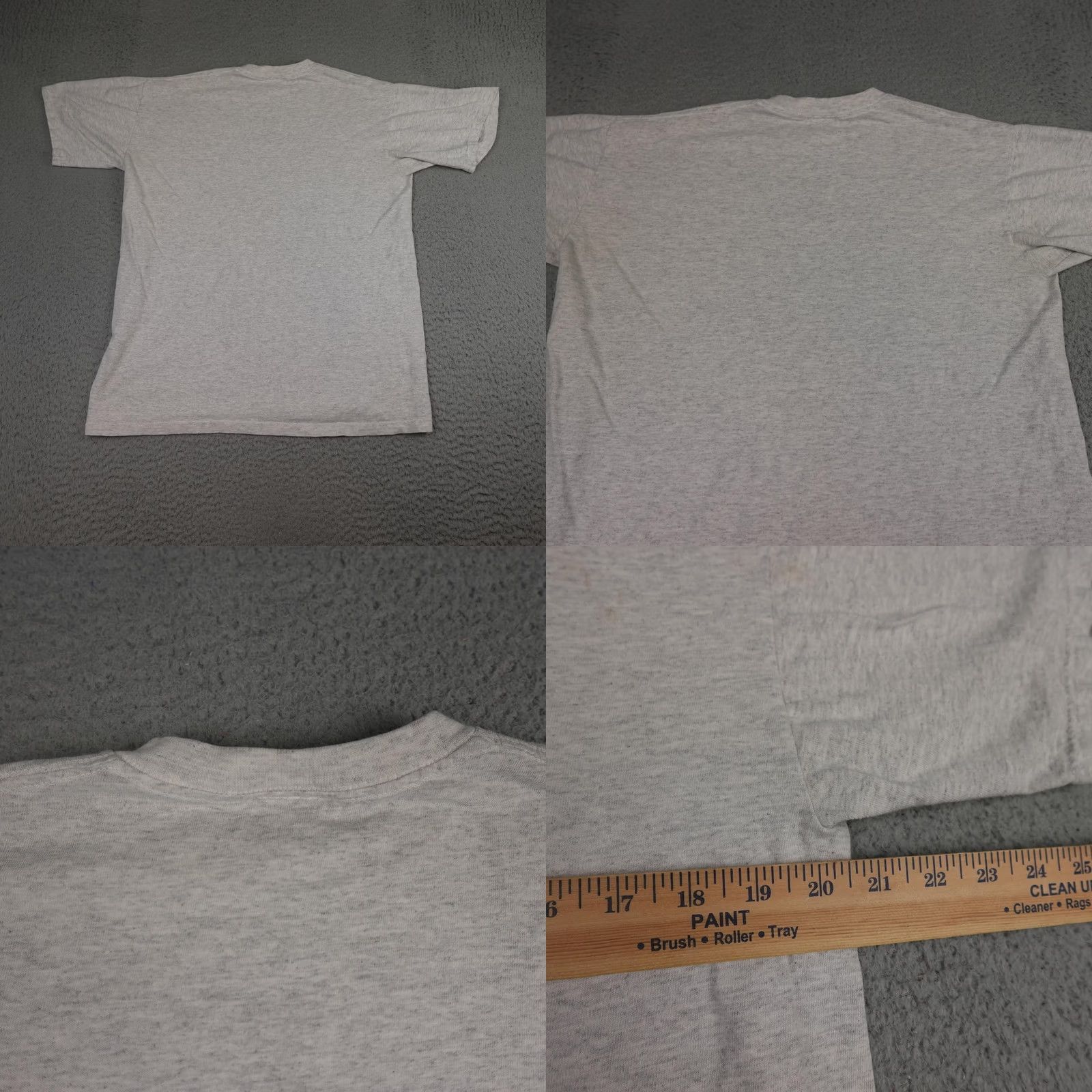 Vintage VINTAGE Jesus Shirt Mens Medium Gray 1 Peter 5:7 Cares For You Made In USA 90s Size US M / EU 48-50 / 2 - 9 Thumbnail