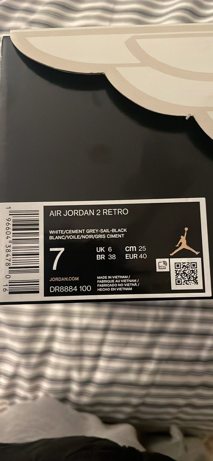 Jordan Brand JORDAN 2 RETRO 'WHITE CEMENT' Size US 7 / EU 40 - 4 Thumbnail