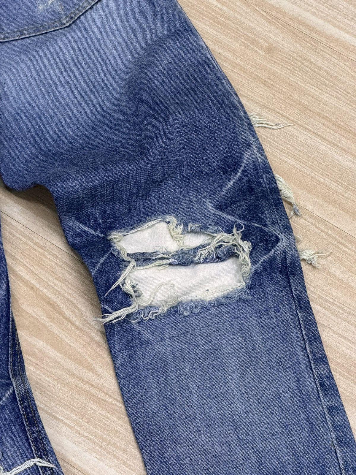 Japanese Brand Legenda Tokyo Denim Jeans Rags size 32 Size 32" / US 10 / IT 46 - 4 Thumbnail