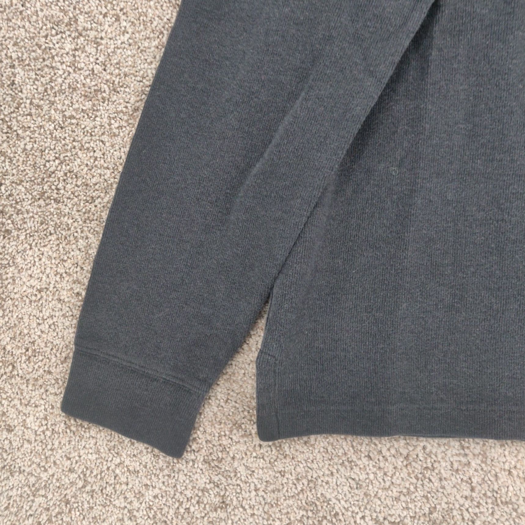 Polo Ralph Lauren VINTAGE Polo Ralph Lauren Sweater Mens M Gray 1/4 Zip Pullover University College Preppy 90s Logo Embroidered Mens Size US M / EU 48-50 / 2 - 6 Thumbnail