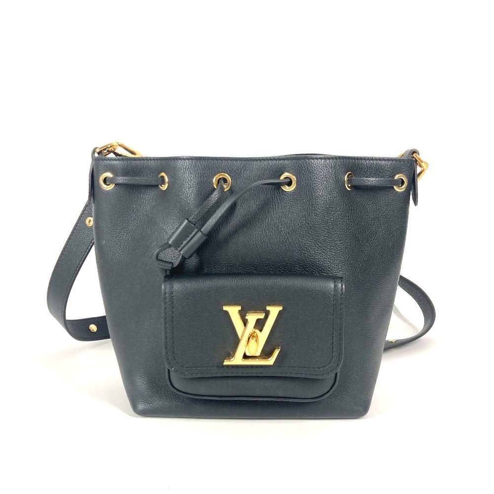 Louis Vuitton M57687 Rock Me Bucket Nv Pouch 2 Way Bag Handbag Diagonal Hanging (E.g. Of A Rocket) Shoulder Leather Women Noir Black