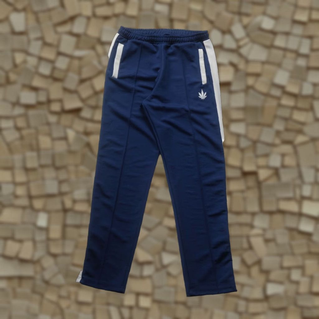 Palm Angels PALM ANGELS TRACK SWEATPANTS JOGGER LEAF BLUE VTG Y2K ACTIVE SPORT SZ XL Size US 36 / EU 52 - 1 Thumbnail