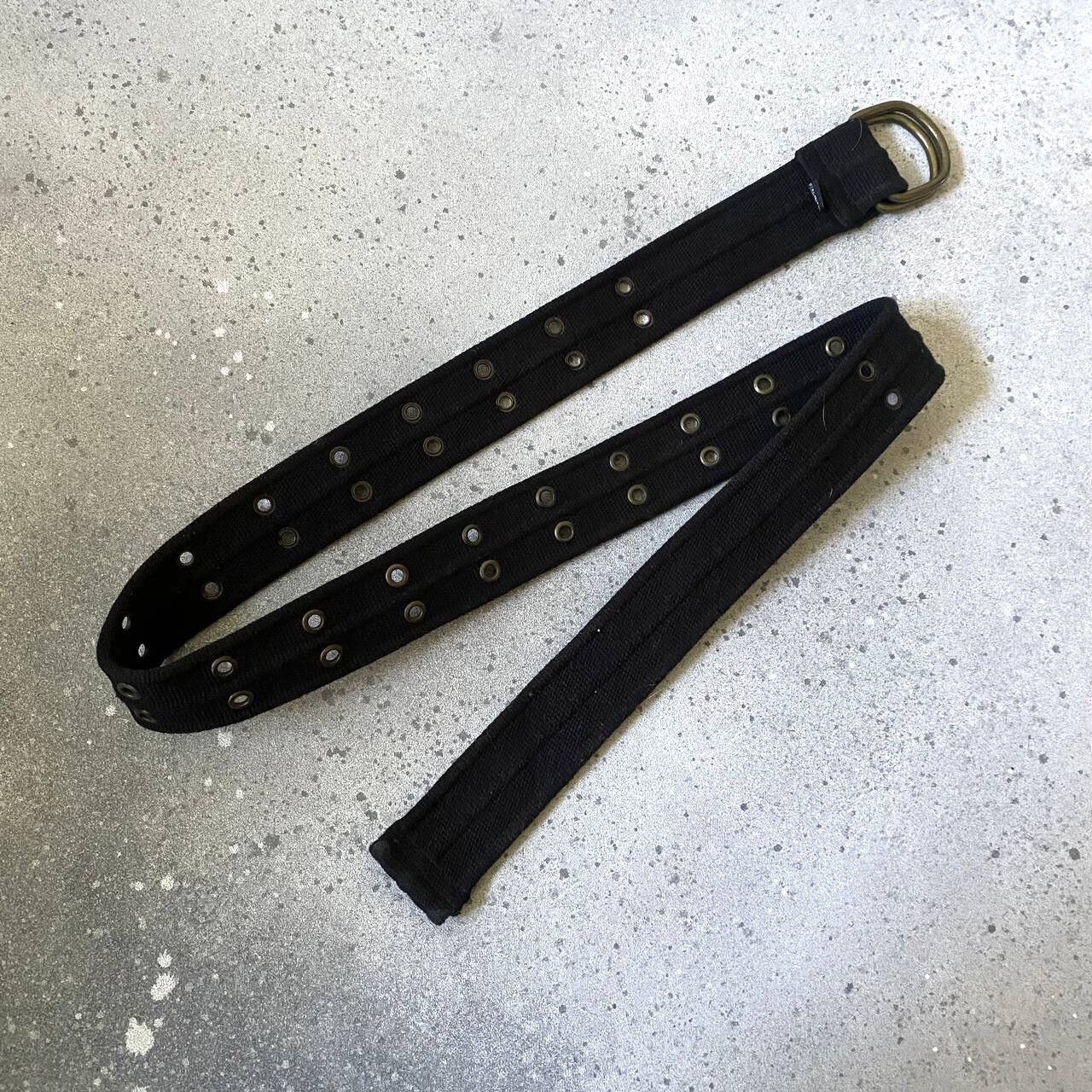 20471120 × Hysteric Glamour × Seditionaries Japanese Vintage Black Cotton Unisex Belt (Rick Owens style) Size ONE SIZE - 3 Thumbnail