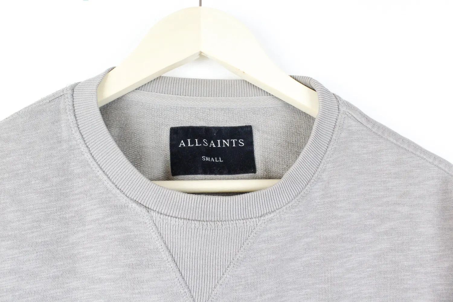 Allsaints × Vintage All Saints Logo Gray Wilde Crew Sweatshirt Size US S / EU 44-46 / 1 - 3 Thumbnail