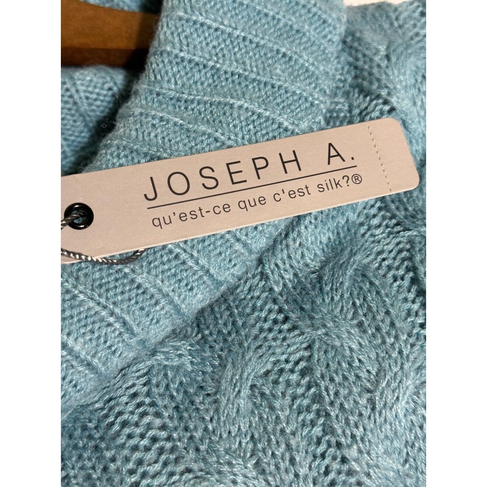 Jos. A. Bank Joseph A. Sweater Womens Medium NWT Adriatic Blue Tunic Size M / US 6-8 / IT 42-44 - 7 Thumbnail