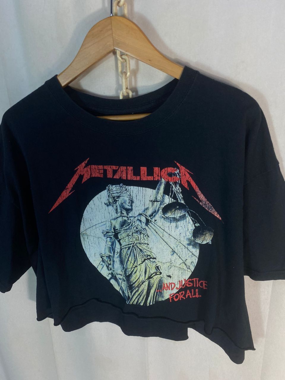 Metallica Unisex🔥Metallica croptop tshirt Size XL / US 12-14 / IT 48-50 - 3 Thumbnail