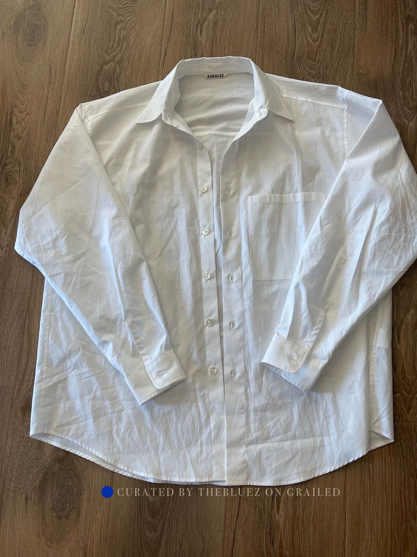 Auralee Oversized Washed Finx Twill Shirt Size US XXL / EU 58 / 5 - 1 Thumbnail