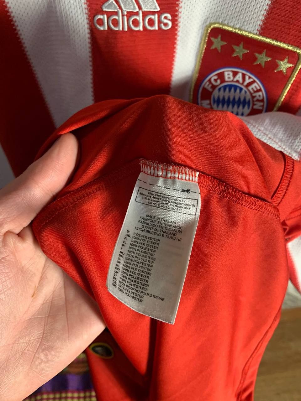 Adidas VINTAGE ADIDAS FC BAYERN MUNCHEN GERMANY SOCCER JERSEY RETRO Size US XL / EU 56 / 4 - 6 Thumbnail
