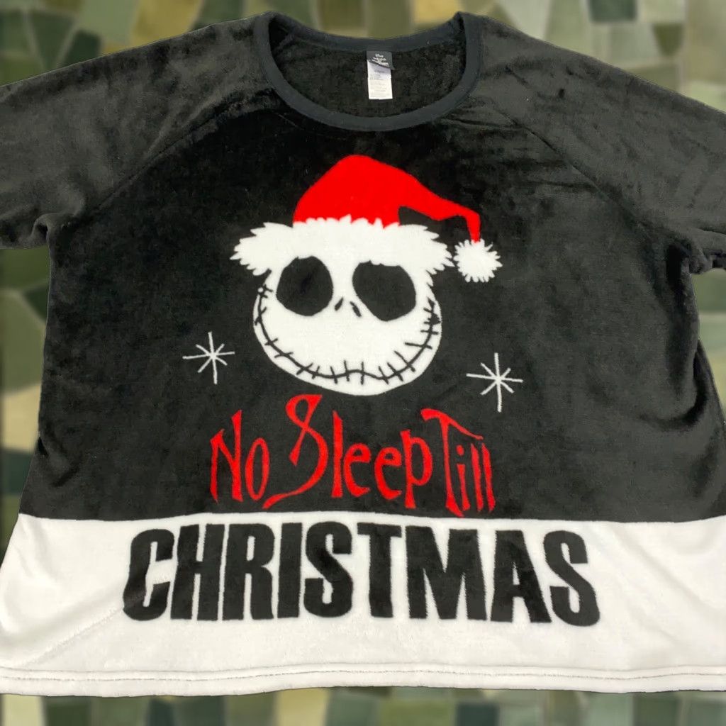 Disney Disney Nightmare Before Christmas Pajama Top Womens 22W-24W Sleepwear Burton Size XXL / US 16-18 / IT 52-54 - 1 Thumbnail