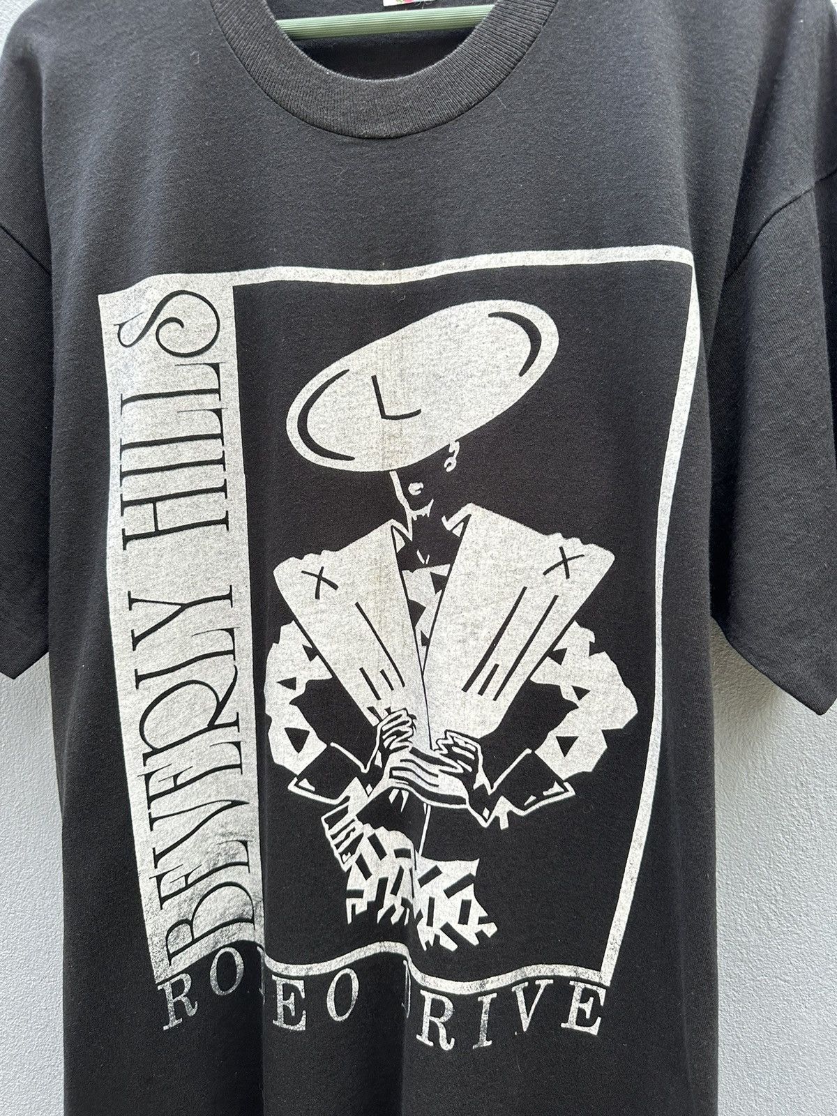 Vintage Vintage 90s Beverly Hills Rodeo Drive Usa Tee A161 Size US L / EU 52-54 / 3 - 2 Thumbnail