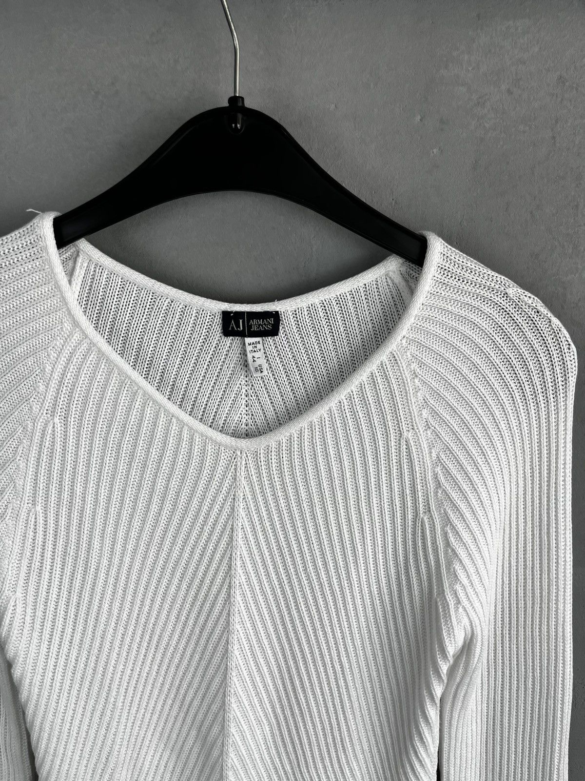 Giorgio Armani Armani Jeans avant garde sweater vintage 90s Size L / US 10 / IT 46 - 3 Thumbnail