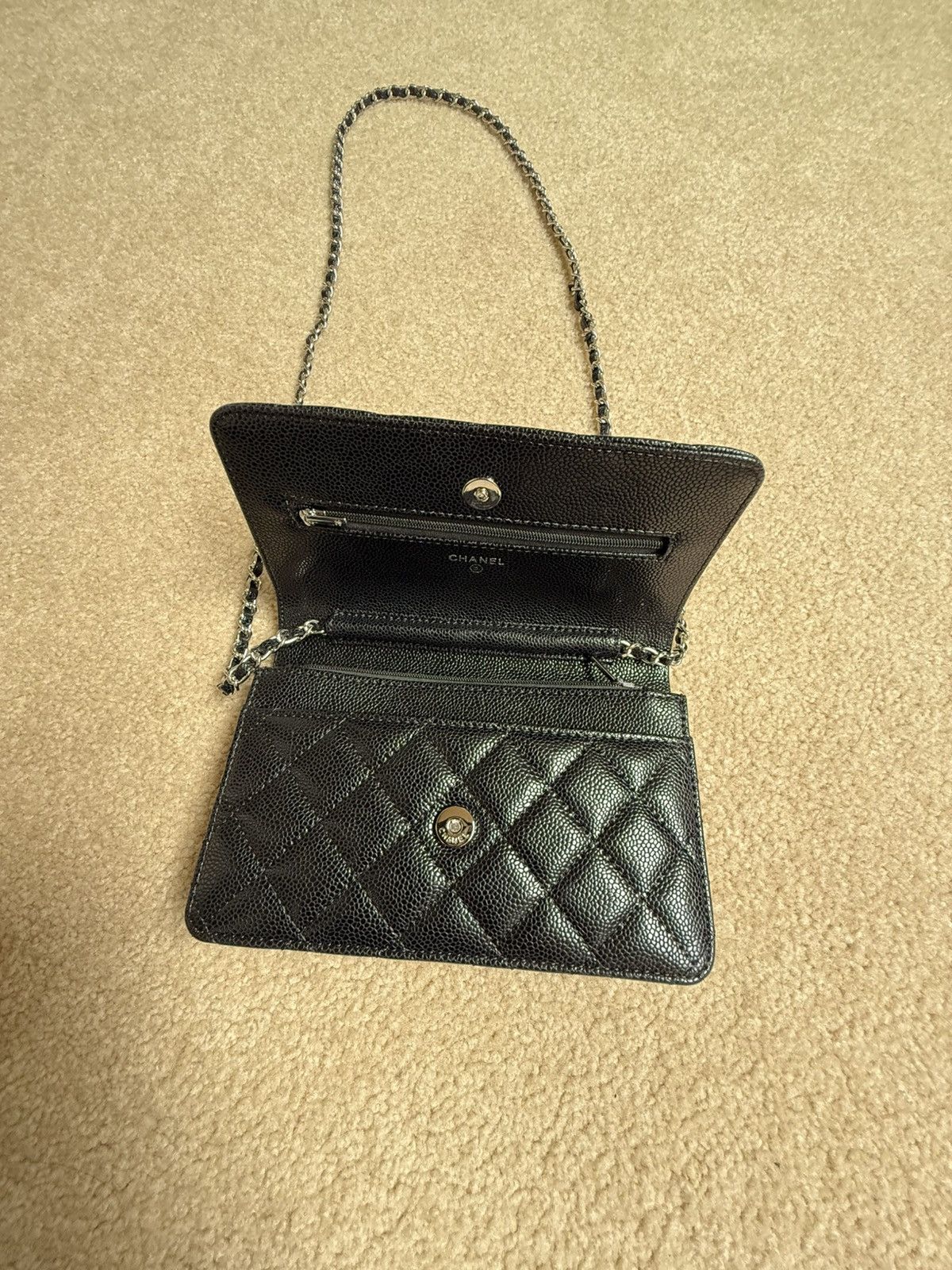 Other Quilted Leather Shoulder Bag wallet on chain Size ONE SIZE - 8 Thumbnail
