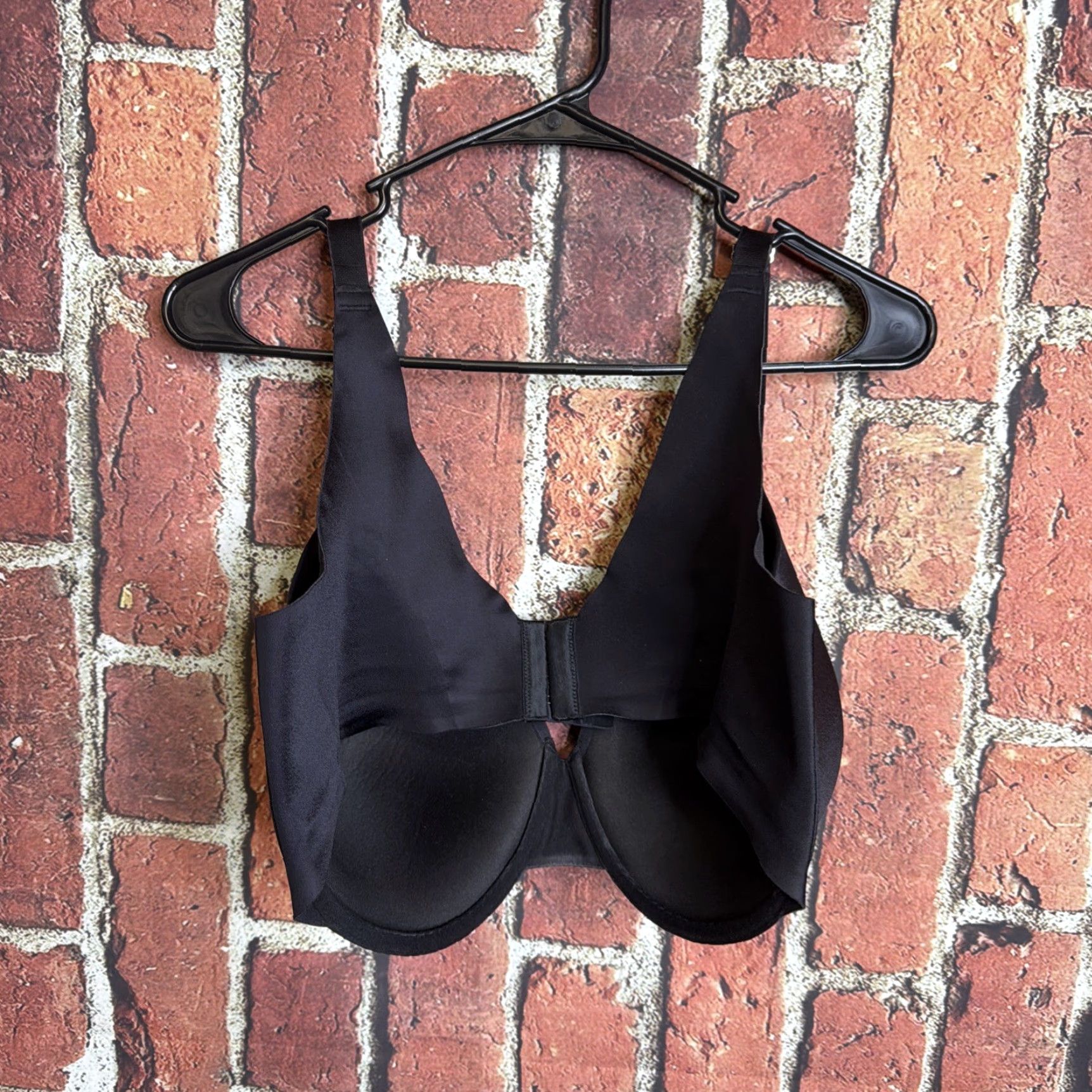 Vintage Soma Vanishing Back Full Coverage Bra Black 40 G Womens Size ONE SIZE - 3 Thumbnail