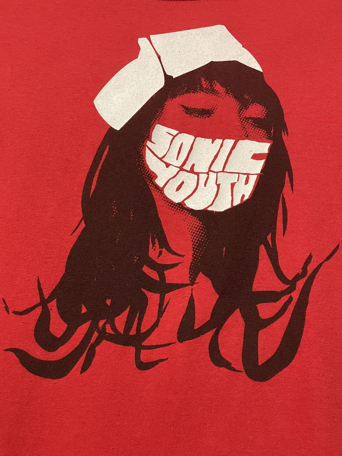 Band Tees Vintage Original Sonic Youth Nurse Art Face Og Rock Tshirt Size US S / EU 44-46 / 1 - 7 Thumbnail