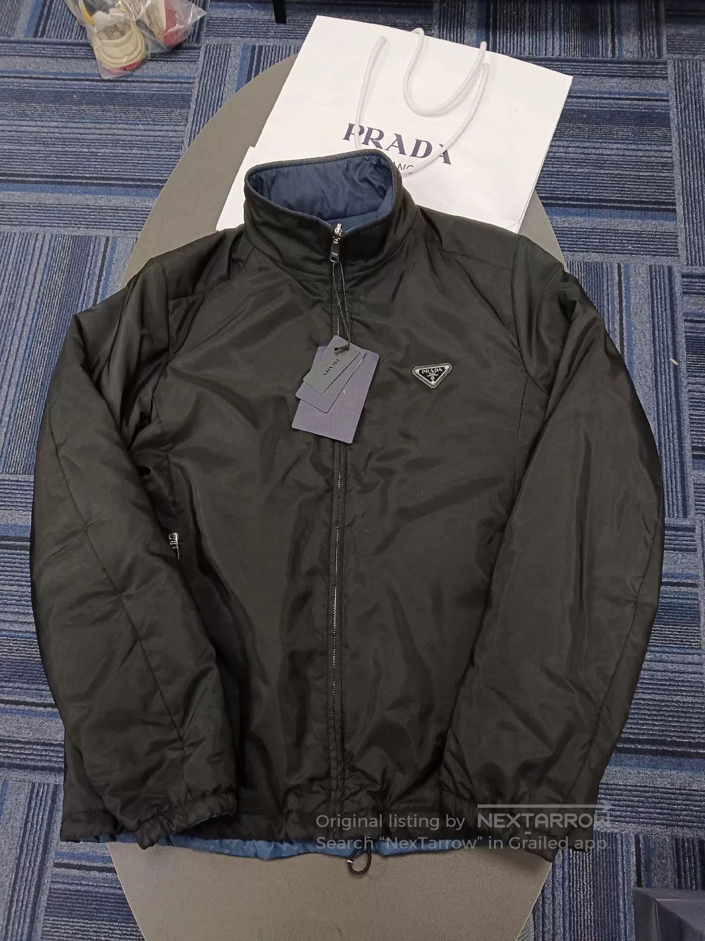 Prada Prada Reversible Long Sleeve Zip Jacket Black. Size US L / EU 52-54 / 3 - 1 Thumbnail